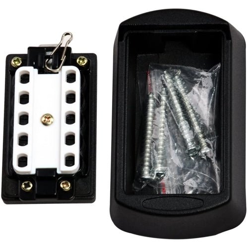 South Main Hardware Combination Key Storage Lock Box, Black