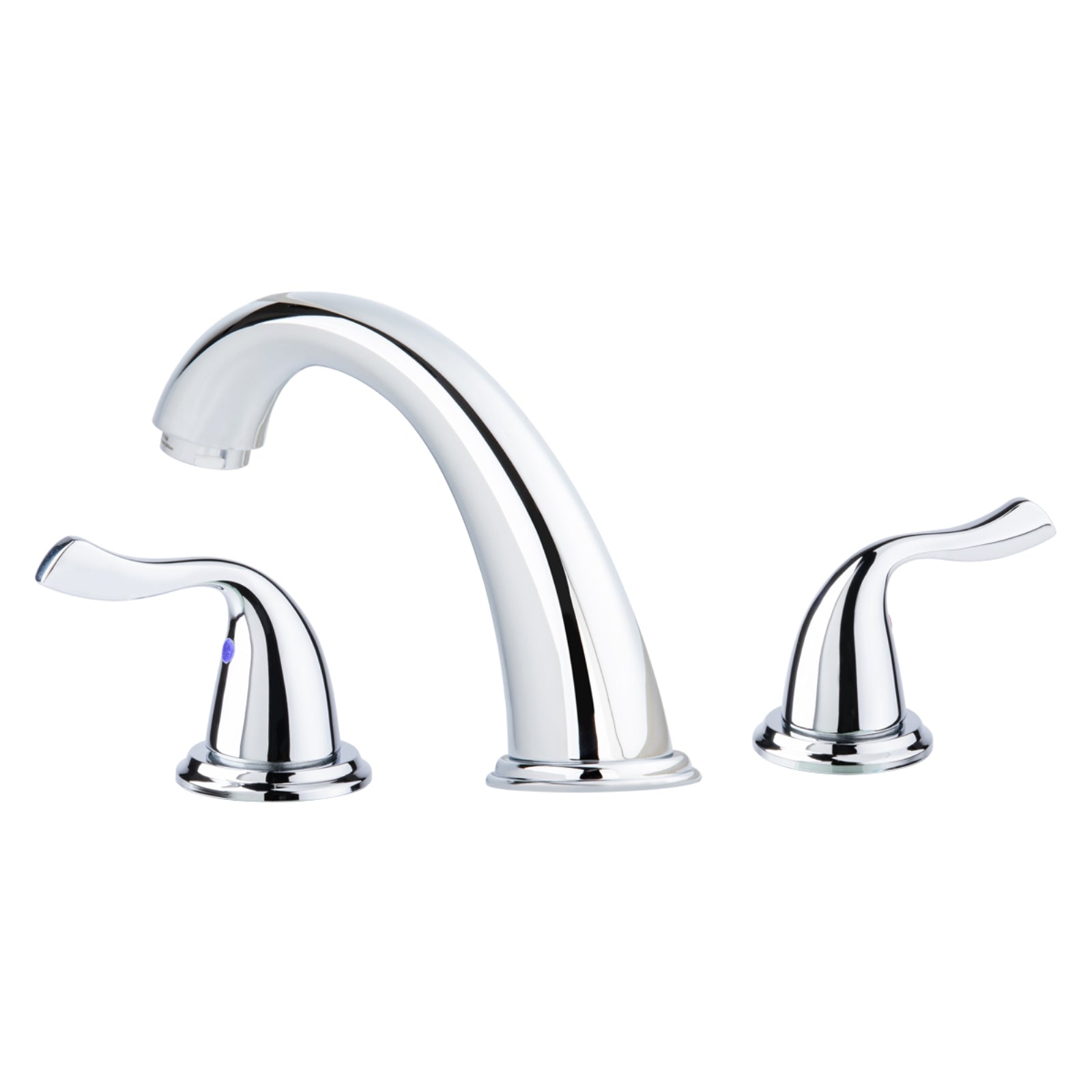 Two-Handle 3-Hole Mount 8-inch Bathroom Faucet, Polished Chrome