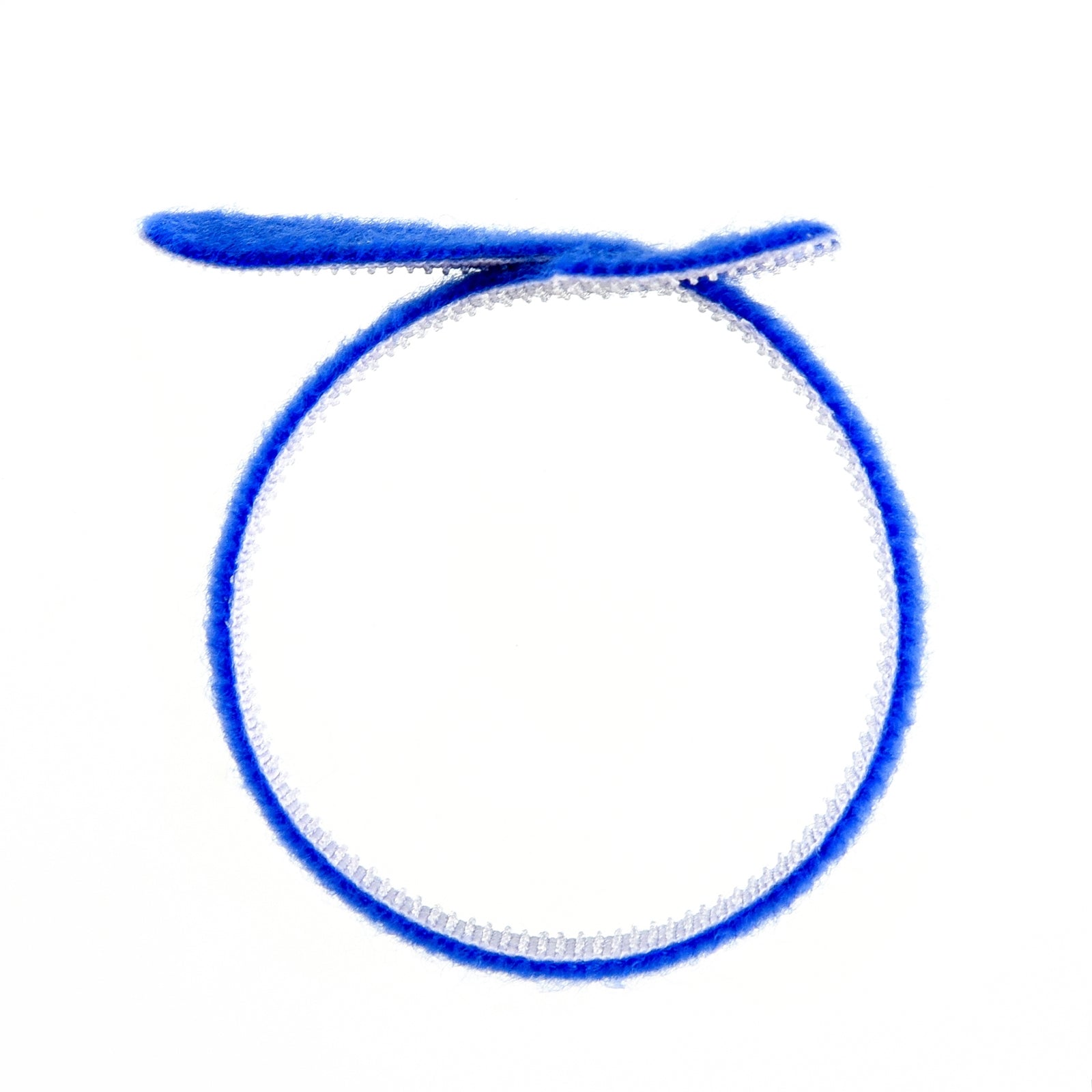 8-inch Blue Hook and Loop, 5.6-lb Tensile Strength, 100-Pack