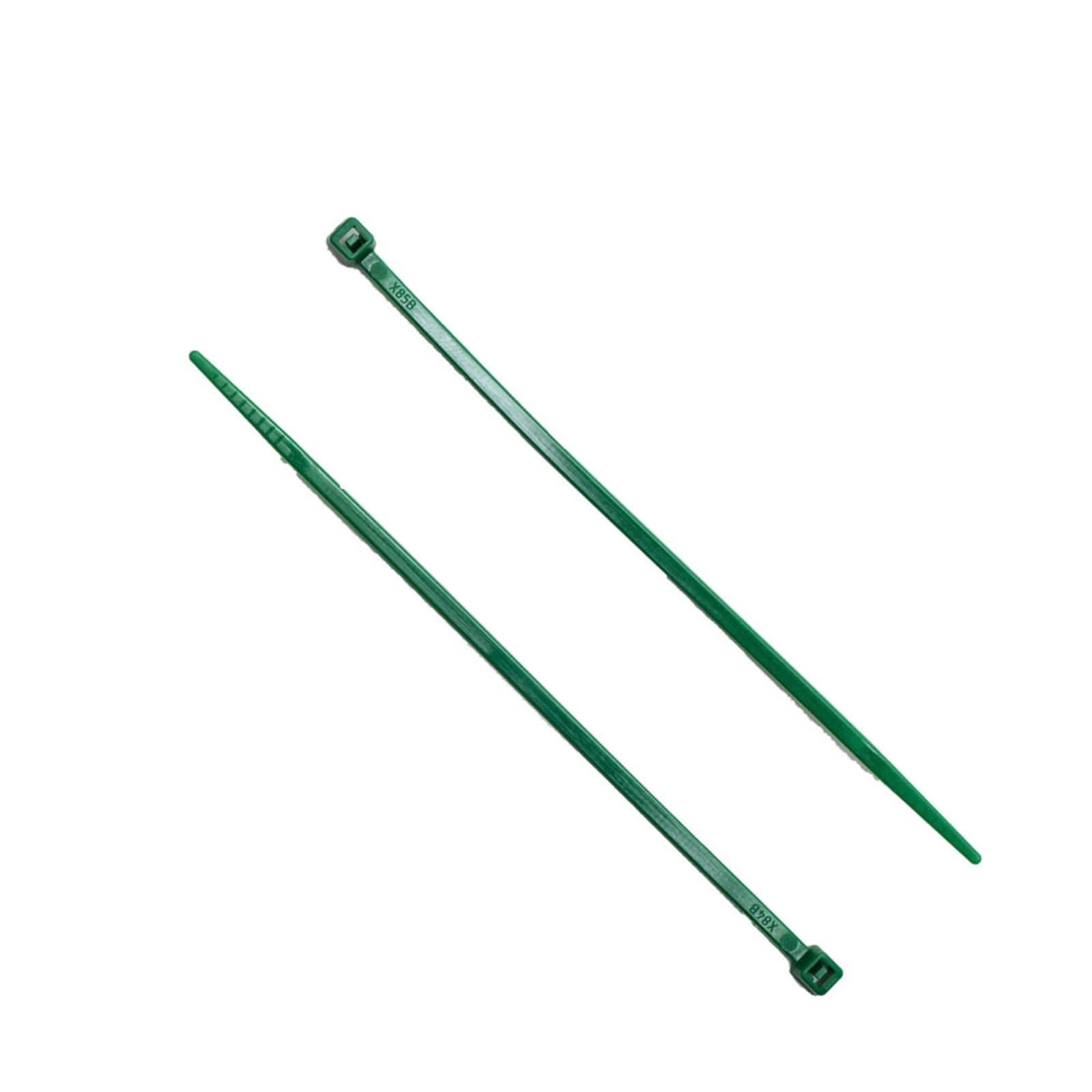 4-inch Dark Green Multi-Purpose Cable Tie, 18-lb Tensile Strength, UL 21 Listed, 100-Pack