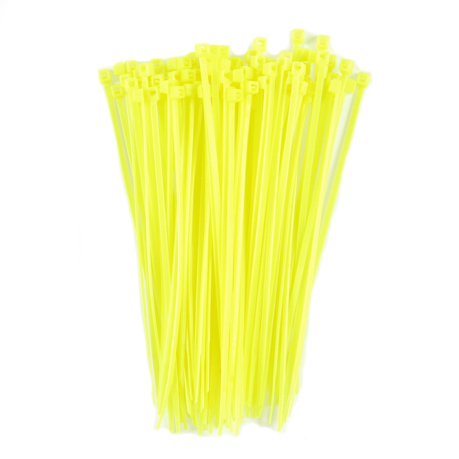 5-inch Hi-Vis Yellow Multi-Purpose Cable Tie, 18-lb Tensile Strength, UL 21 Listed, 100-Pack