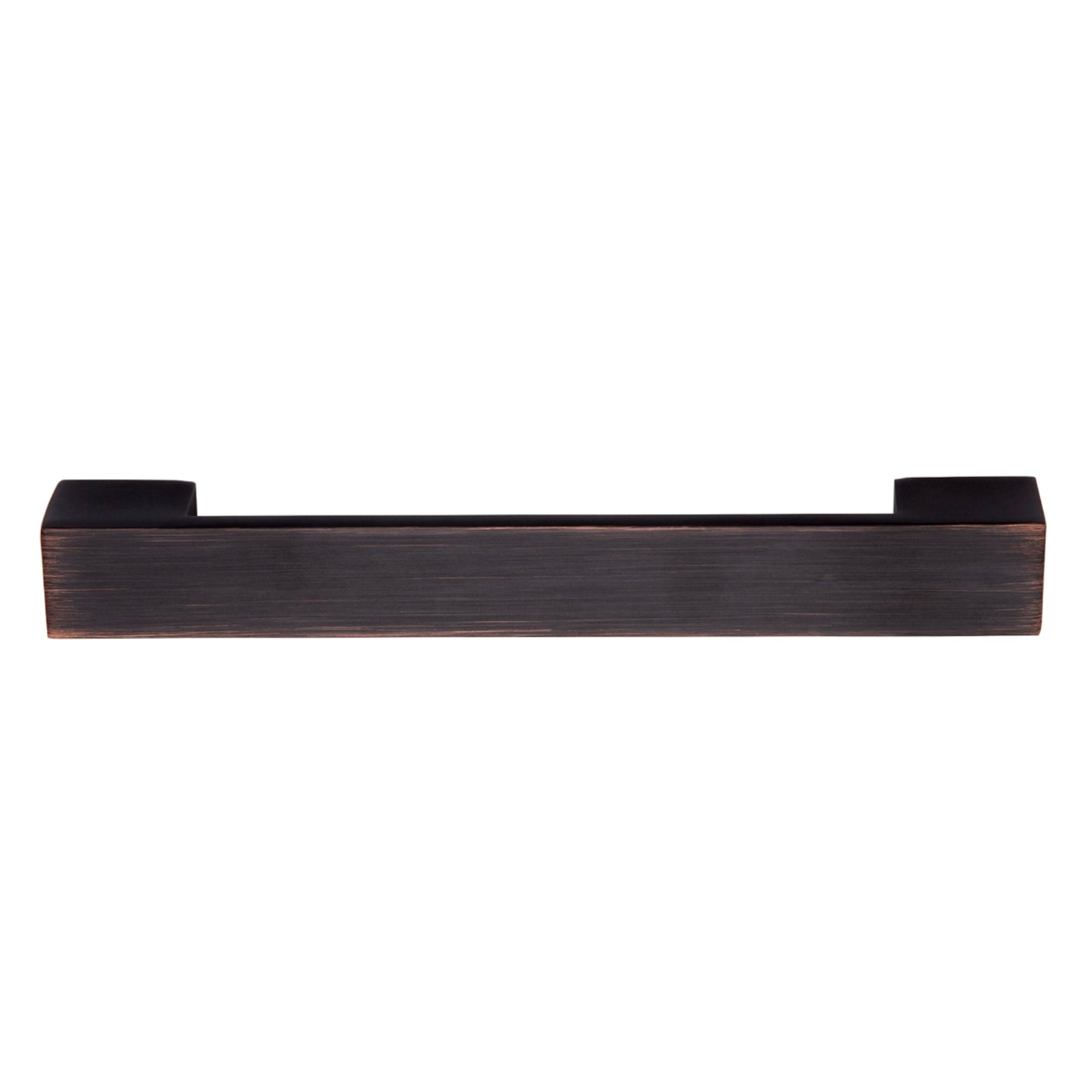 South Main Hardware Short Modern Cabinet Handle, 7.68" Length (6.3" Hole Center), Oil Rubbed Bronze, 10-Pack