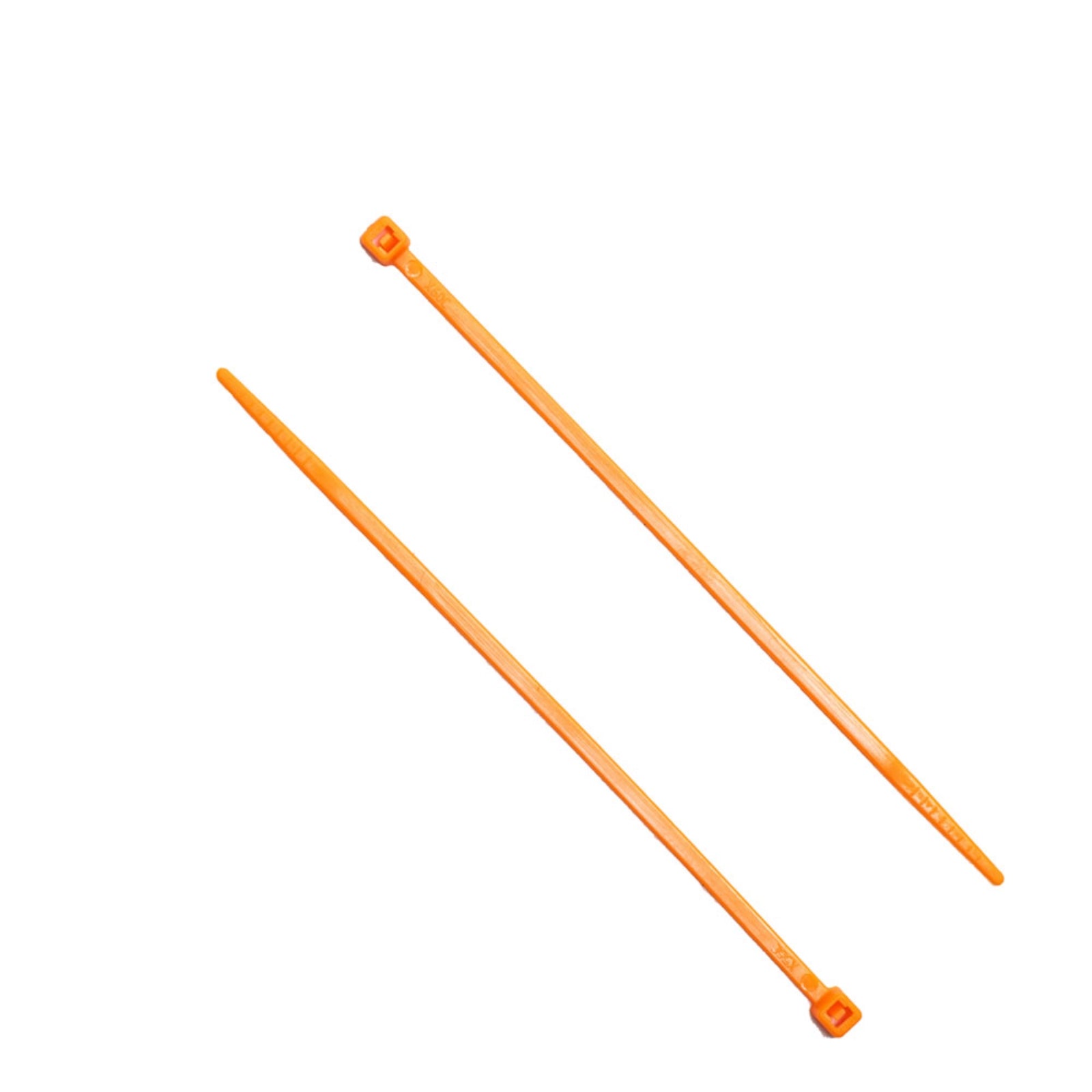 4-inch Fluorescent Orange Multi-Purpose Cable Tie, 18-lb Tensile Strength, UL 21 Listed, 100-Pack