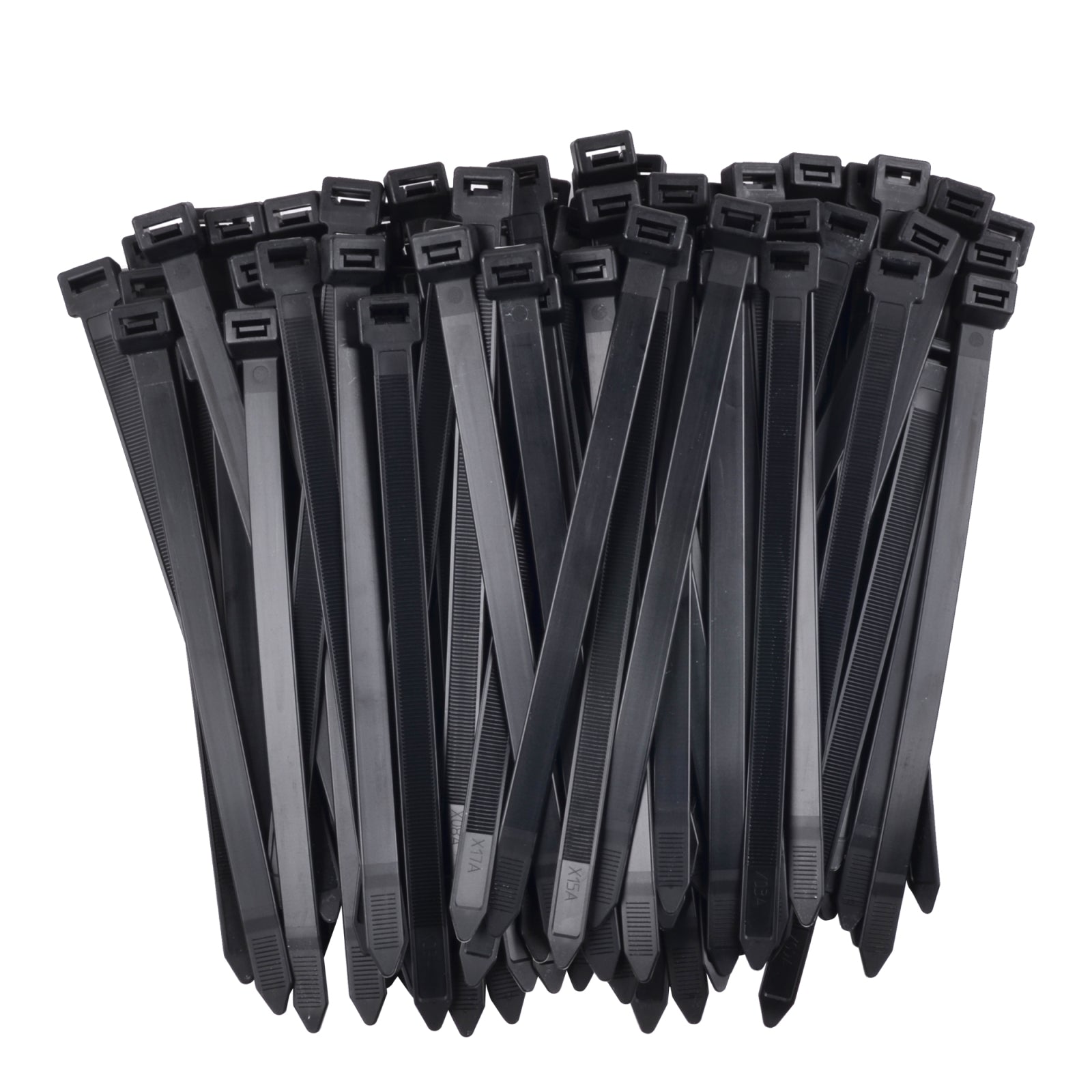 9-inch UV Resistant Black Multi-Purpose Cable Tie, 250-lb Tensile Strength, 100-Pack