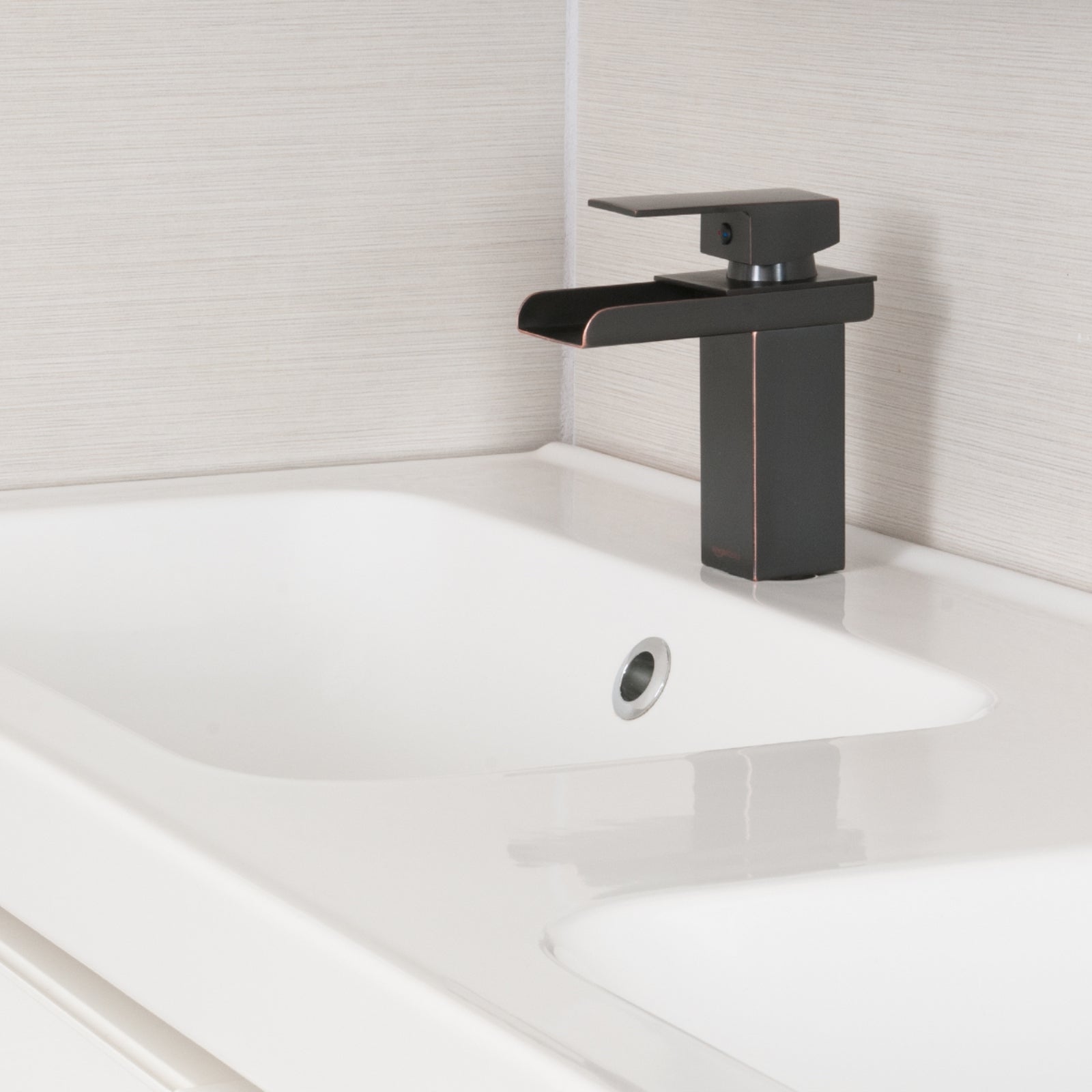 Waterfall Bathroom Faucet, Oil-Rubbed Bronze