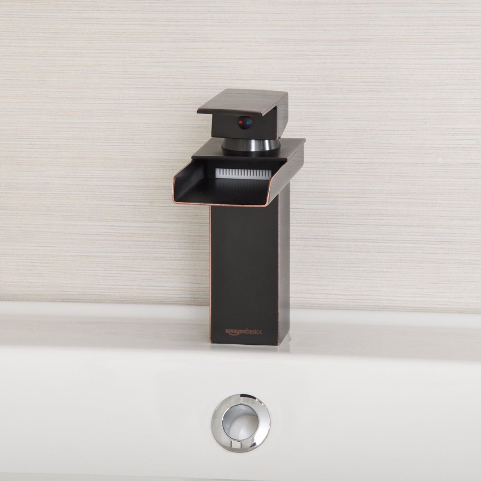 Waterfall Bathroom Faucet, Oil-Rubbed Bronze