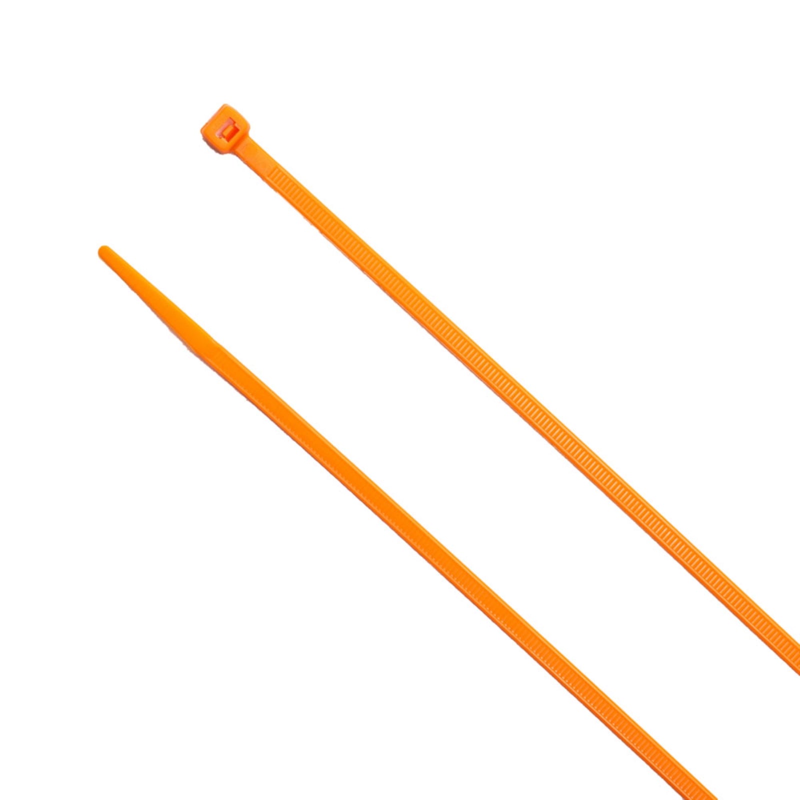 11-inch Fluorescent Orange Multi-Purpose Cable Tie, 75-lb Tensile Strength, UL 21S Listed, 100-Pack