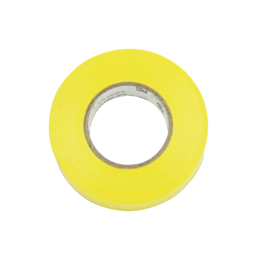 3/4-inch x 60-inch Yellow Electrical Tape, UL 362K Listed