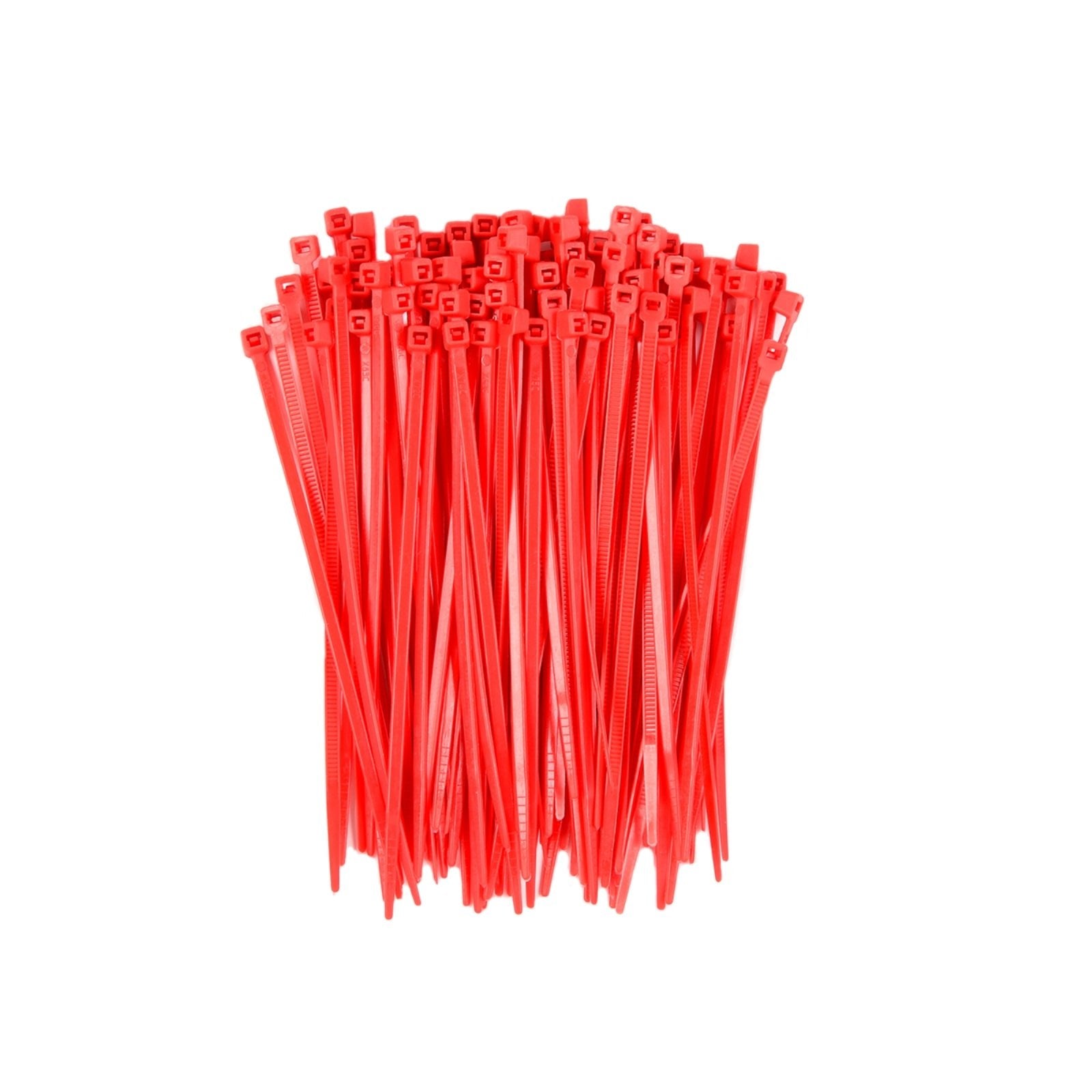 4-inch Red Multi-Purpose Cable Tie, 18-lb Tensile Strength, UL 21 Listed, 100-Pack