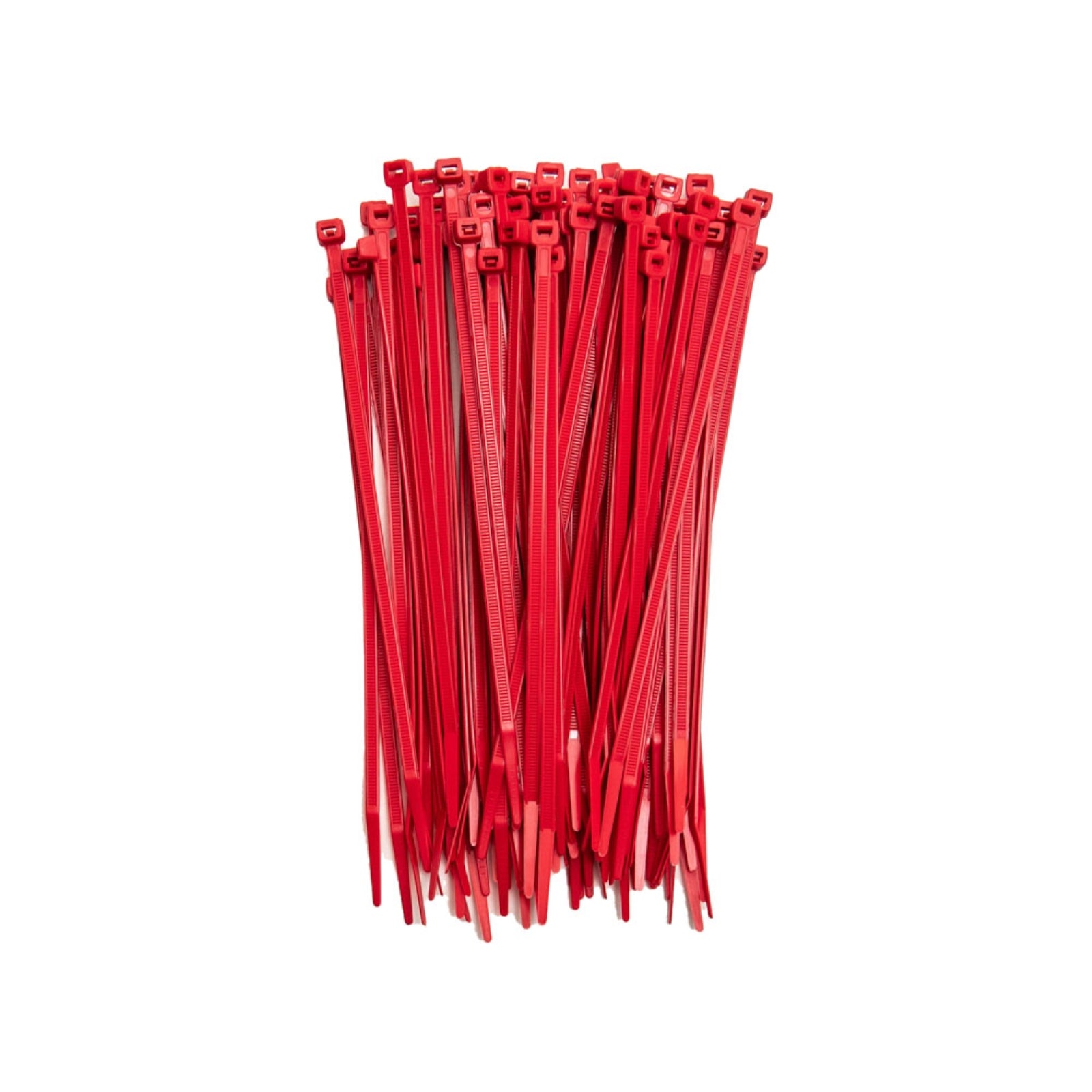 8-inch Red Multi-Purpose Cable Tie, 75-lb Tensile Strength, UL 21S Listed, 100-Pack