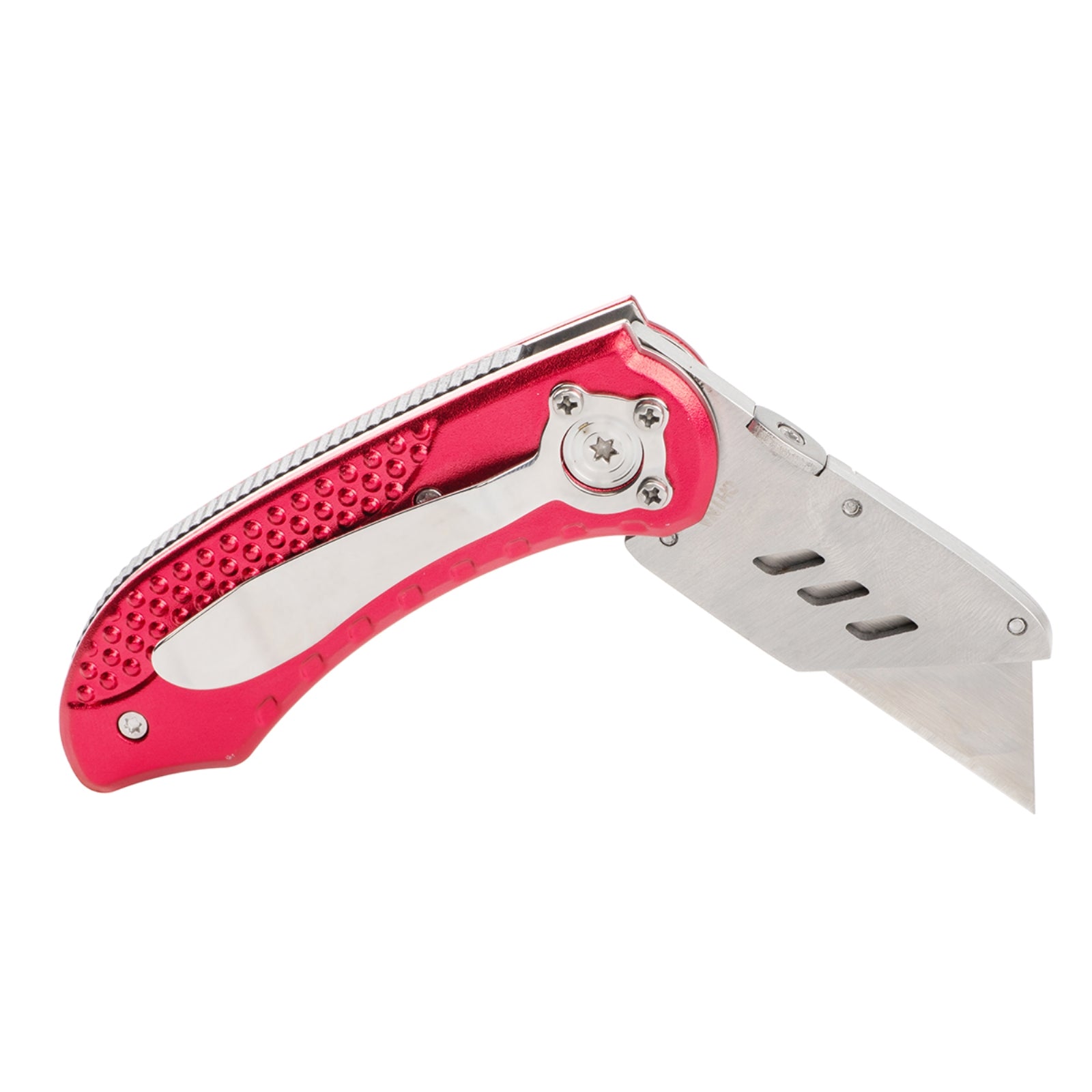 PrvnPro Folding Utility Knife, Red