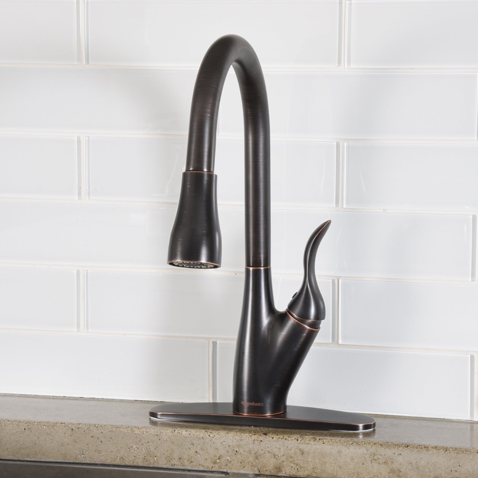 Single-Handled Kitchen Pull-Down Sprayer Faucet, Oil-Rubbed Bronze