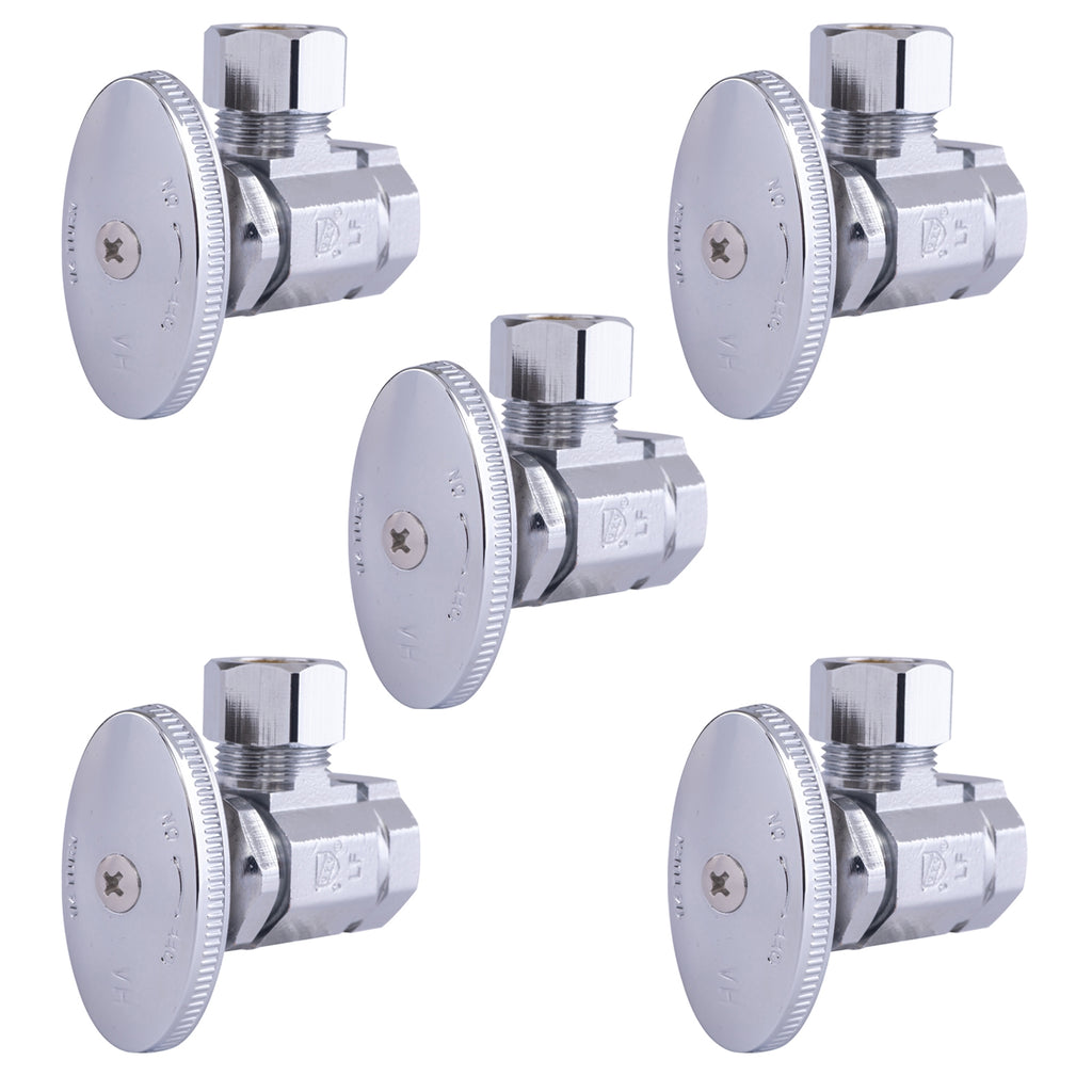 Fip Inlet Hausen 1/2-inch FIP Inlet x 1/2-inch O.D. Compression Outlet Multi-Turn ...