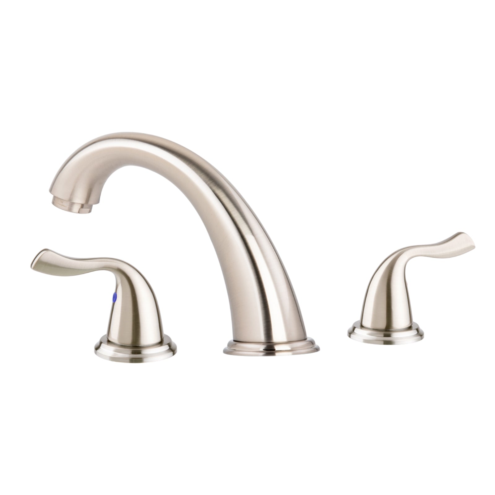 Two-Handle 3-Hole Mount 8-inch Bathroom Faucet, Satin Nickel