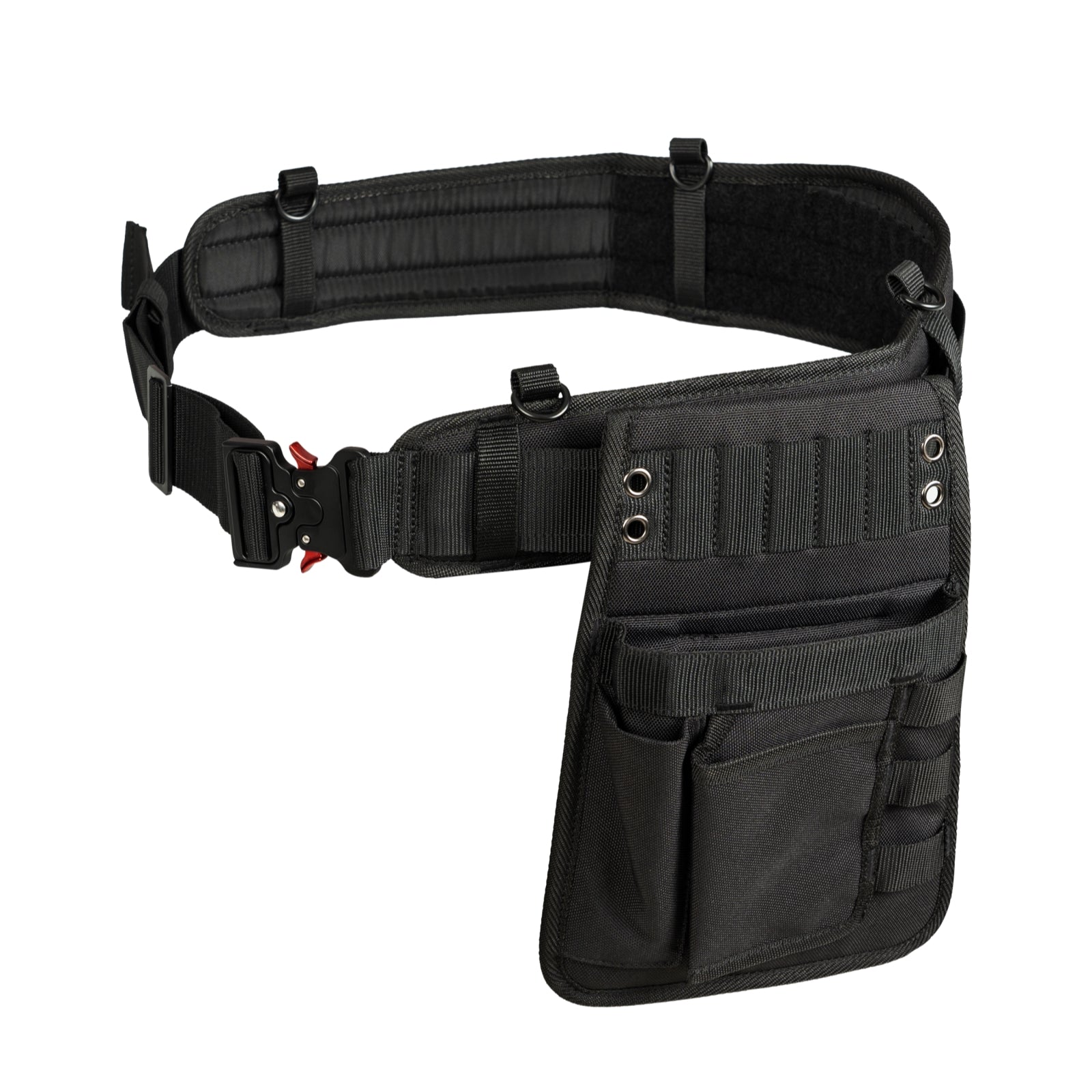 Perkins Builder Brothers Essential Tool Belt Knife and Cat's Paw Pouch, Black