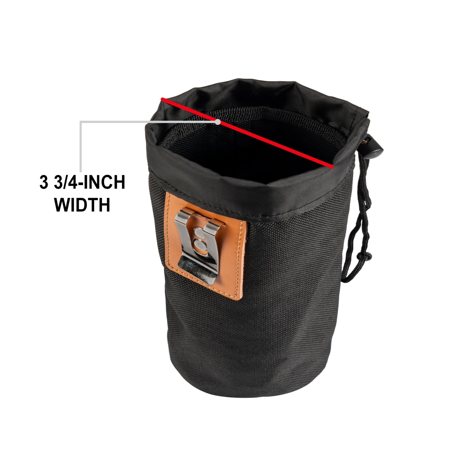 Perkins Builder Brothers 5-7/8-Inch Short Bolt Storage Pouch with Tool Belt Clip-On