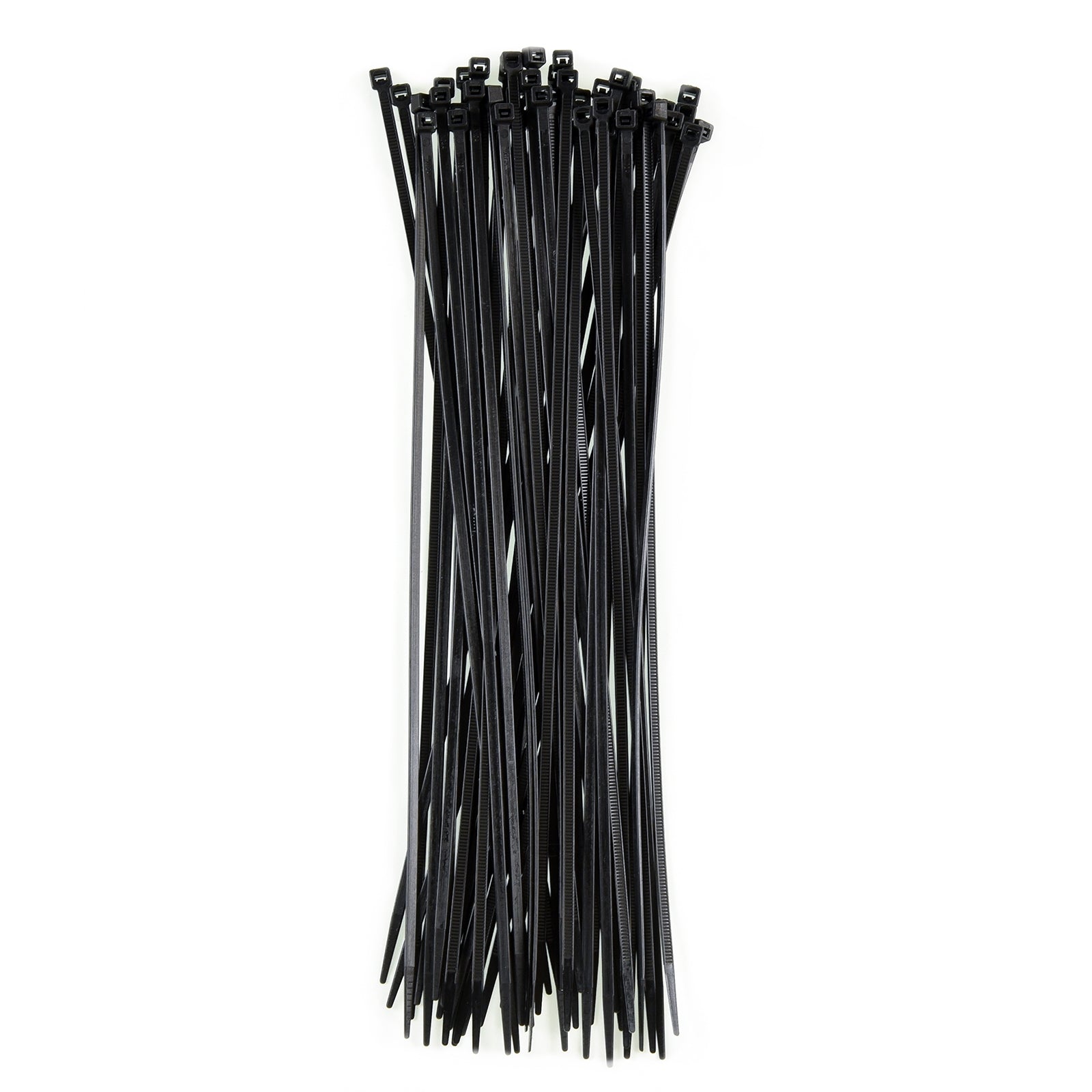 11-inch Black Multi-Purpose Cable Tie, 40-lb Tensile Strength, UL 21 Listed, 50-Pack