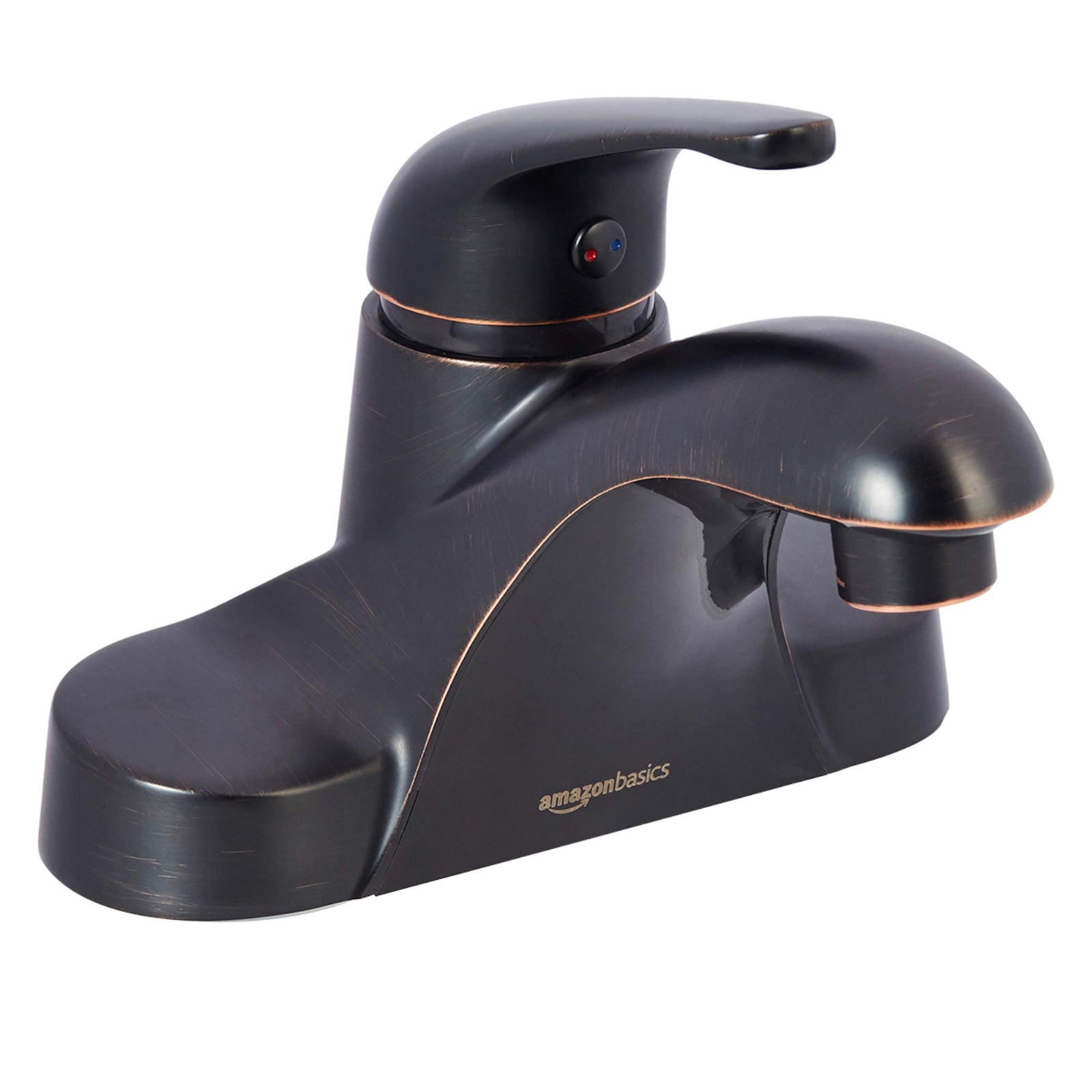 Single-Handle 3-Hole Mount Basin Faucet-4-Inch, Oil-Rubbed Bronze