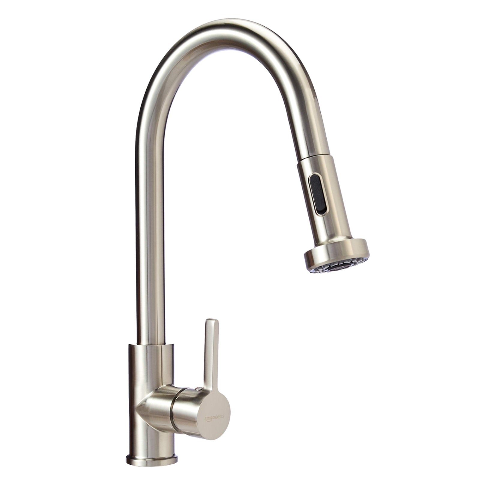 Modern Pull-Down Kitchen Sprayer Faucet, Satin Nickel