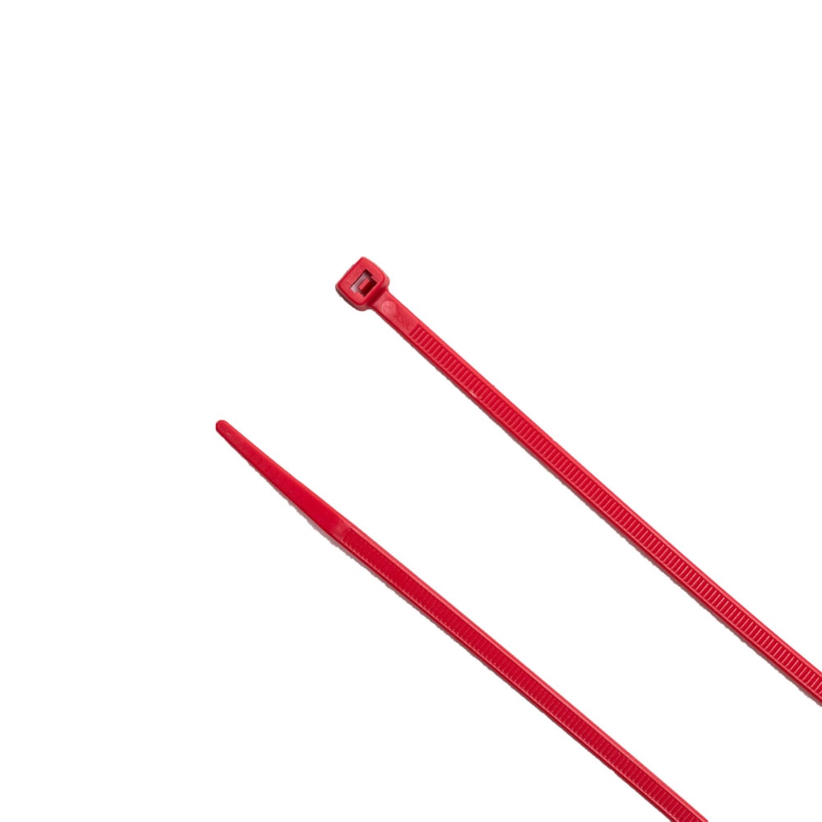 8-inch Red Multi-Purpose Cable Tie, 75-lb Tensile Strength, UL 21S Listed, 100-Pack