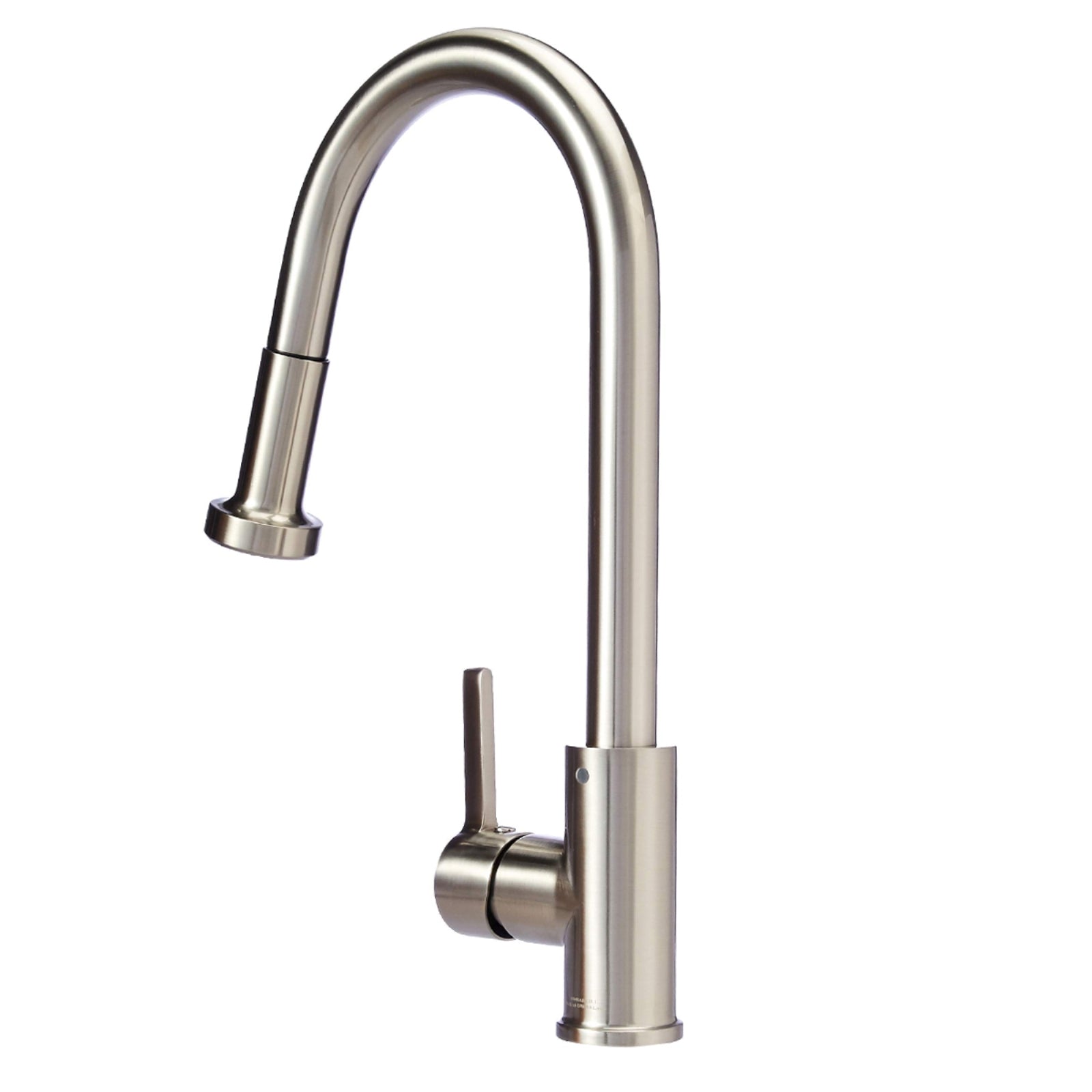 Modern Pull-Down Kitchen Sprayer Faucet, Satin Nickel