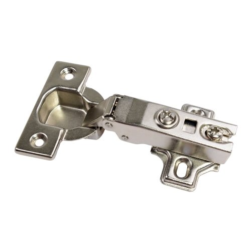 South Main Hardware 35mm Euro 110-Degree Nickel Plated Full Overlay Hinge (5-Pairs)