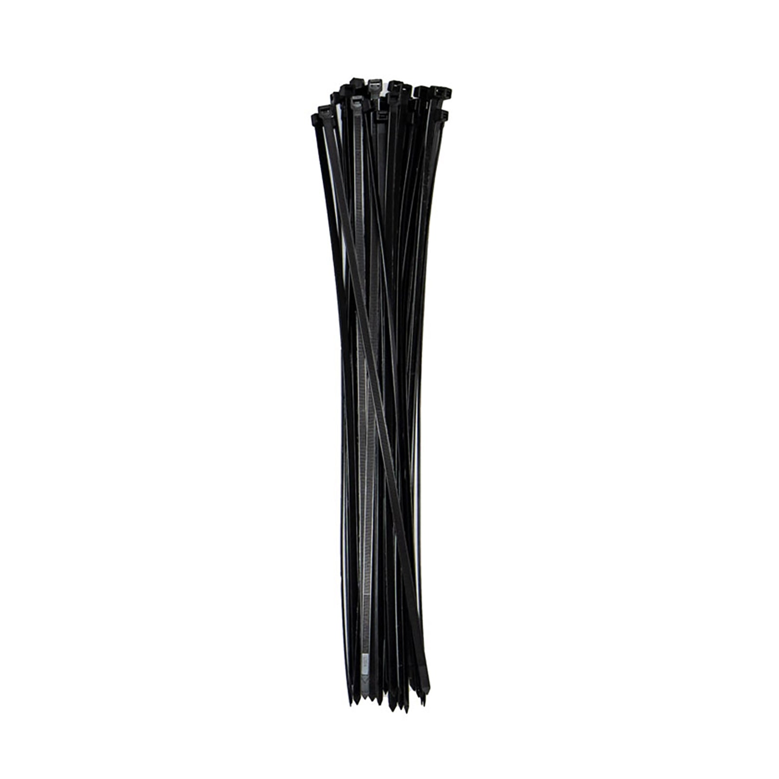 24-inch UV Resistant Black Multi-Purpose Cable Tie, 175-lb Tensile Strength, UL 21S Listed, 50-Pack