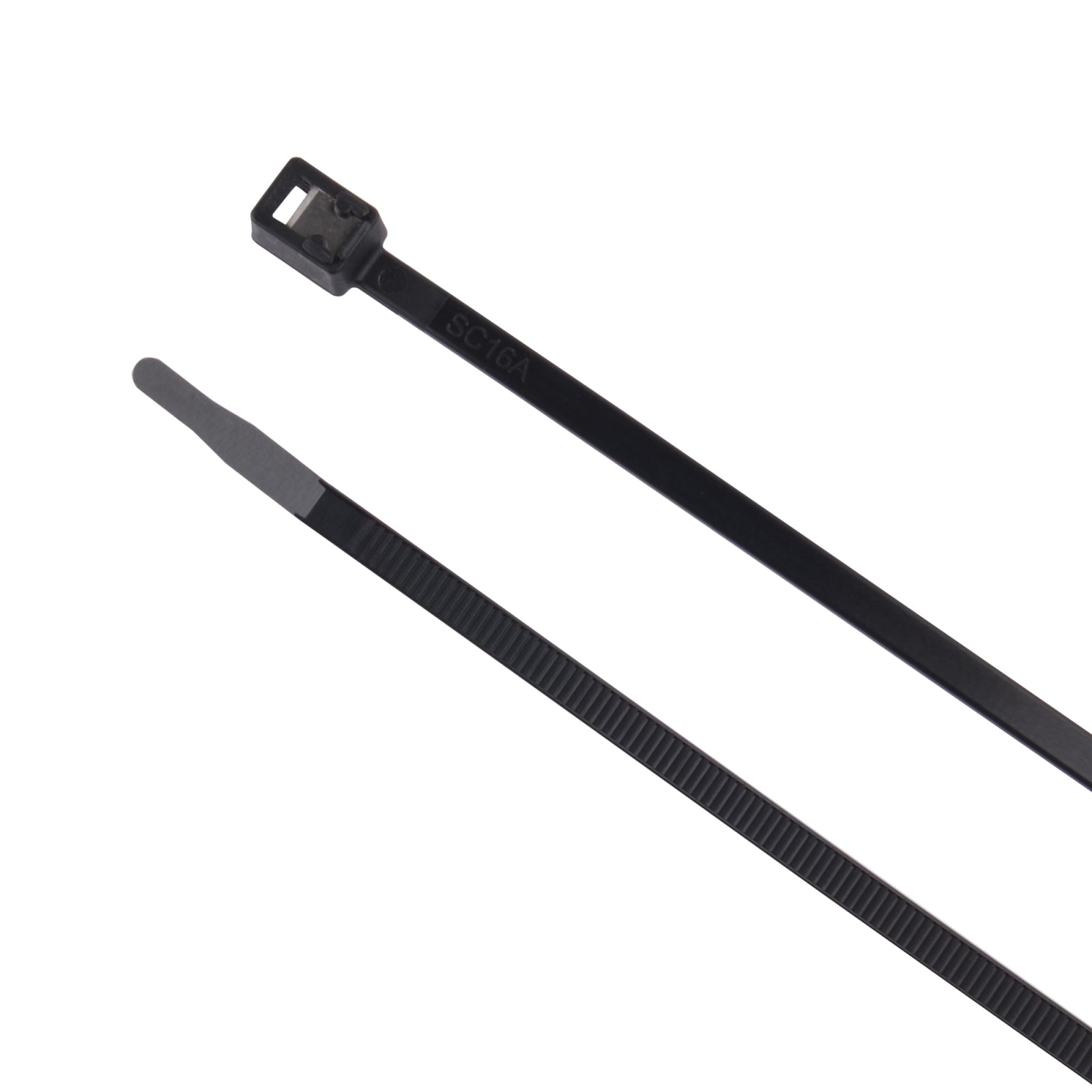 8-inch UV Resistant Black Twist & Cut Cable Tie, 50-lb Tensile Strength, 100-Pack