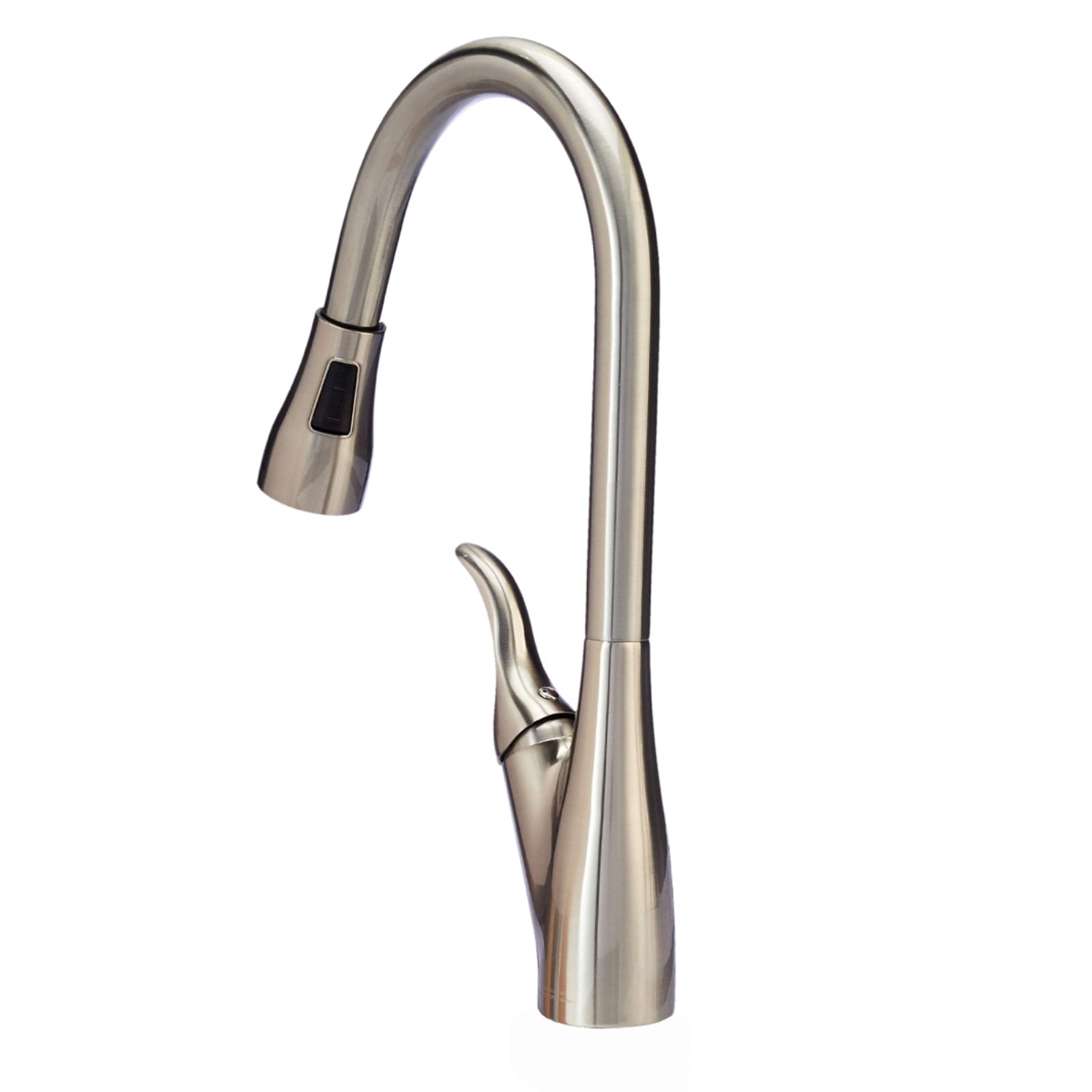 Single-Handled Kitchen Pull-Down Sprayer Faucet, Satin Nickel