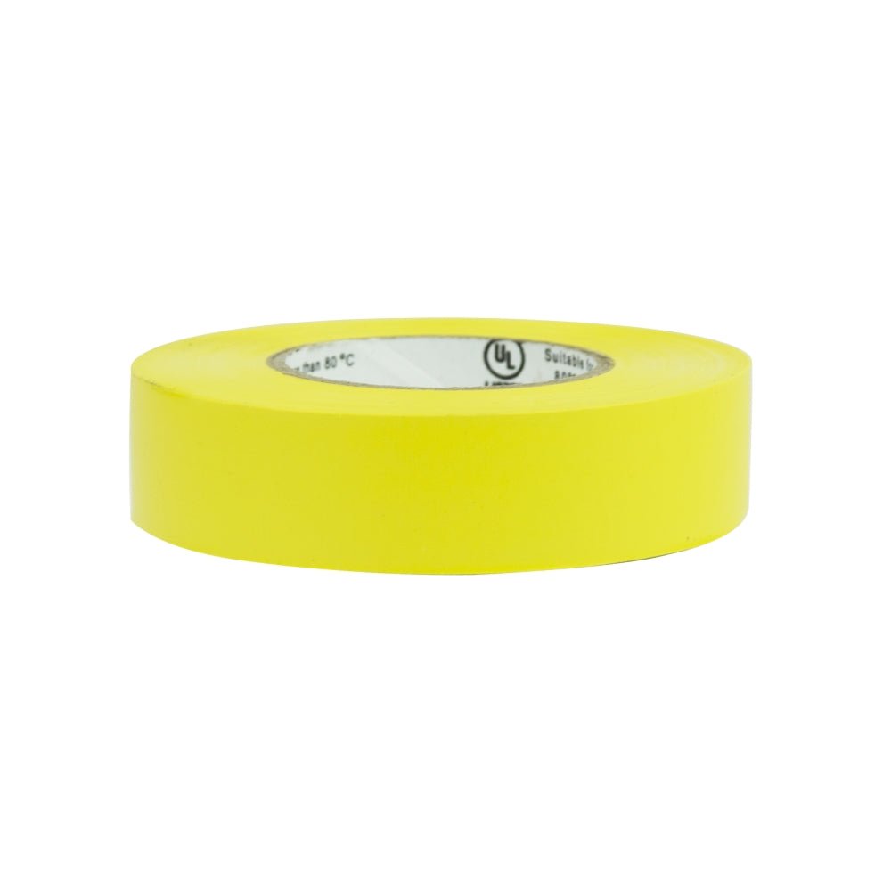 3/4-inch x 60-inch Yellow Electrical Tape, UL 362K Listed