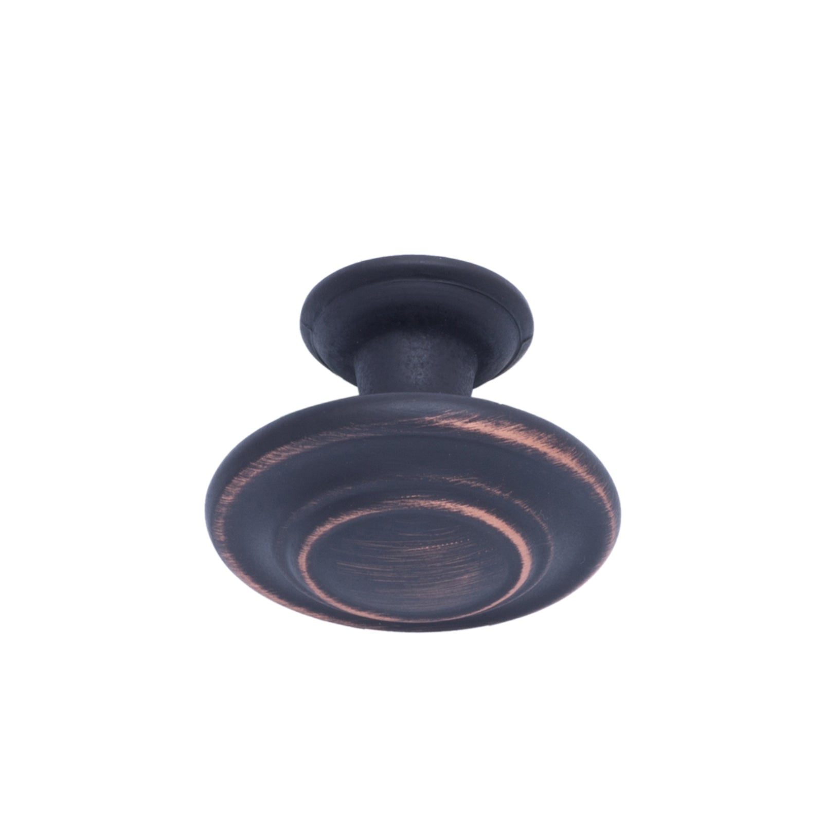 AmazonBasics Traditional Top Ring Cabinet Knob, 1.25" Diameter, Oil Rubbed Bronze