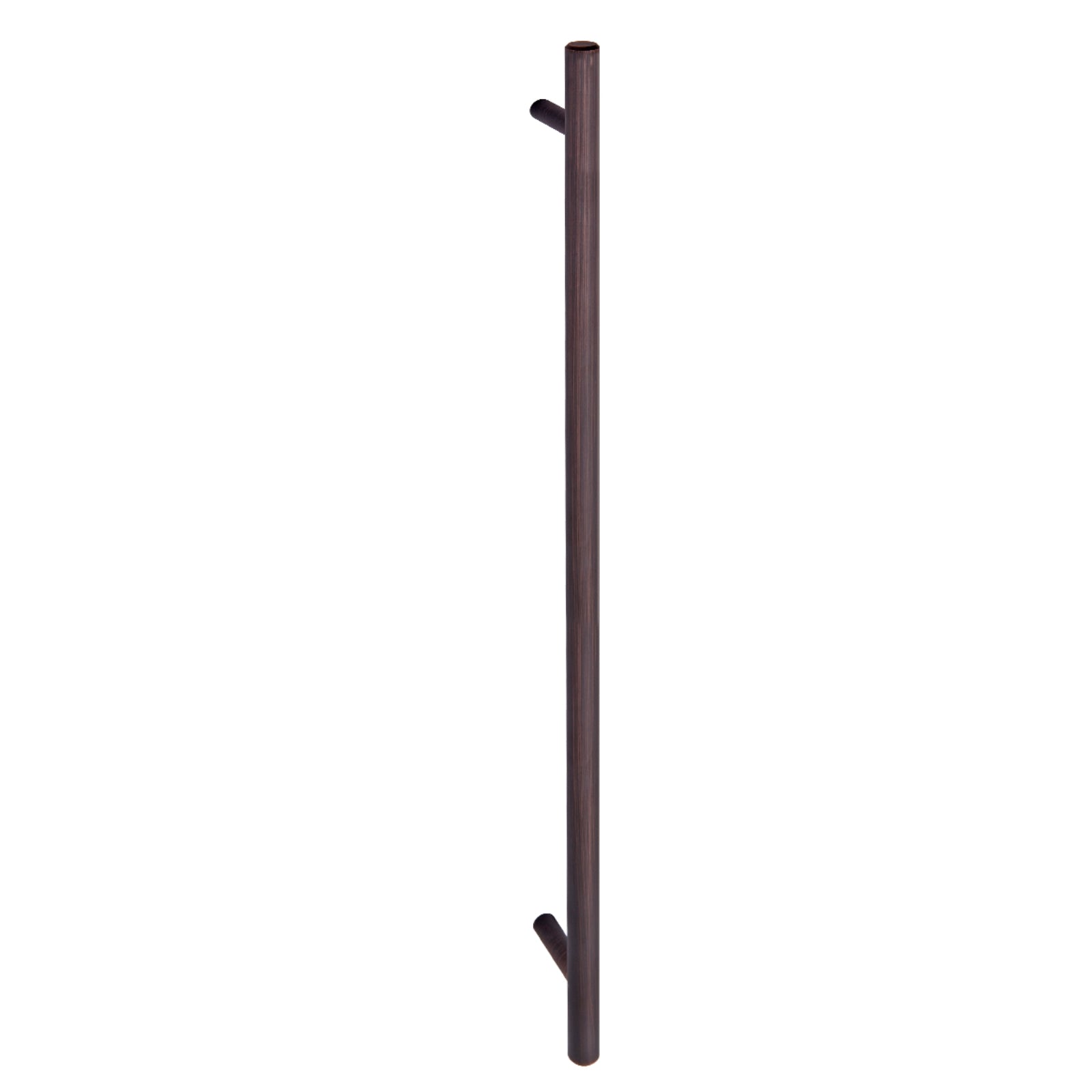 South Main Hardware Euro Bar Cabinet Handle (3/8" Diameter), 15" Length (12.63" Hole Center), Oil Rubbed Bronze, 10-Pack