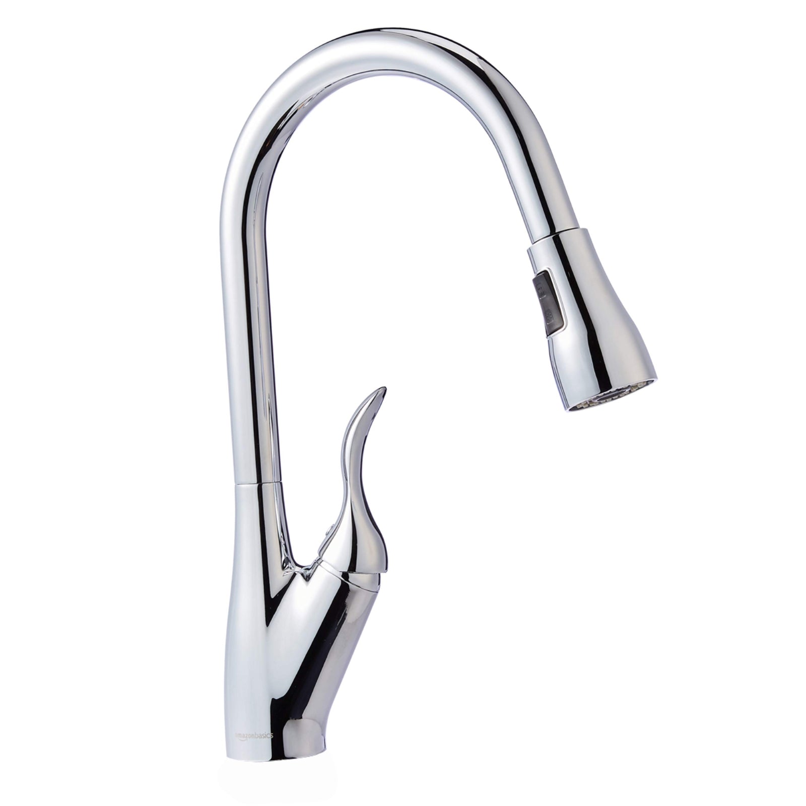 Single-Handled Kitchen Pull-Down Sprayer Faucet, Polished Chrome