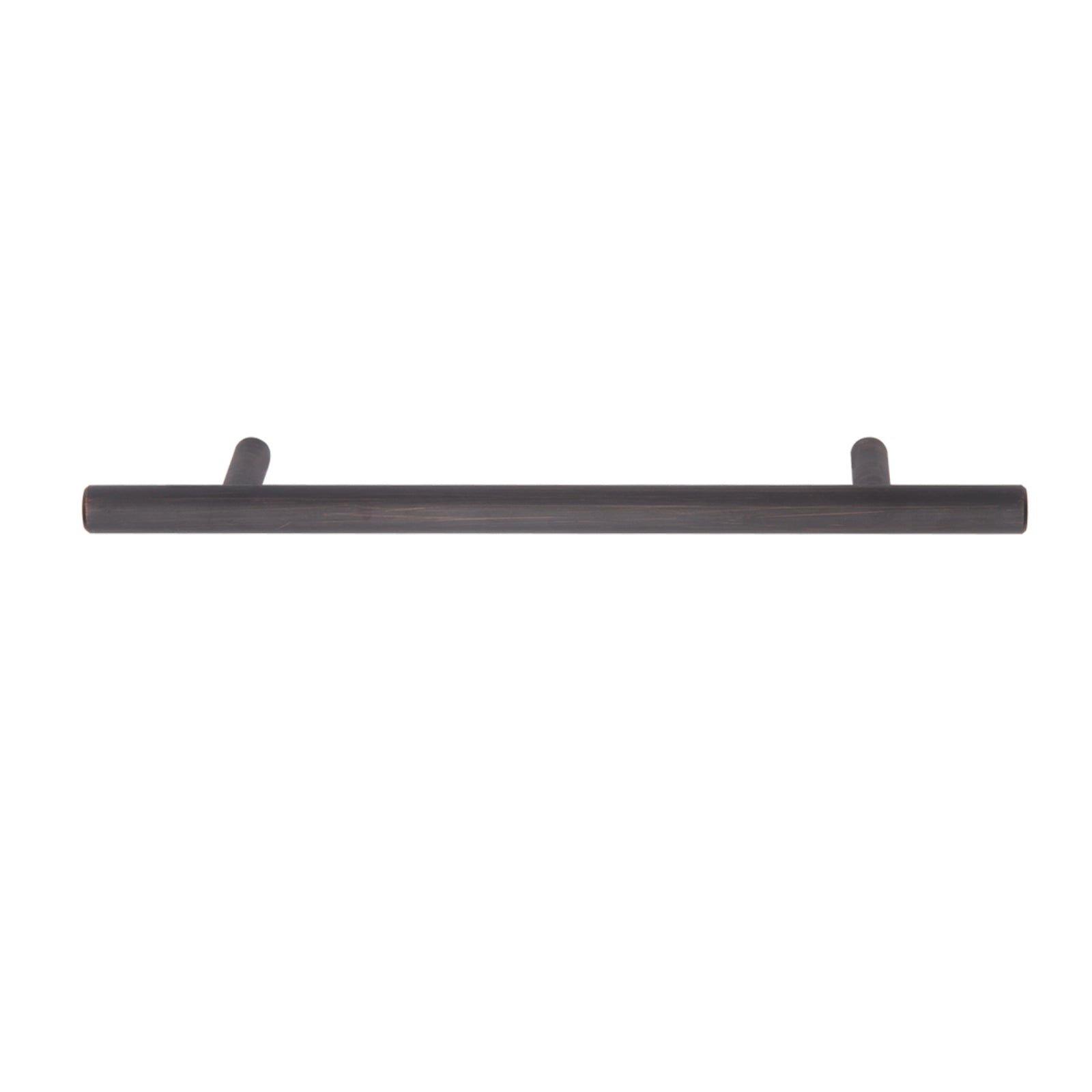 South Main Hardware Euro Bar Cabinet Handle (3/8" Diameter), 7.38" Length (5" Hole Center), Oil Rubbed Bronze, 10-Pack