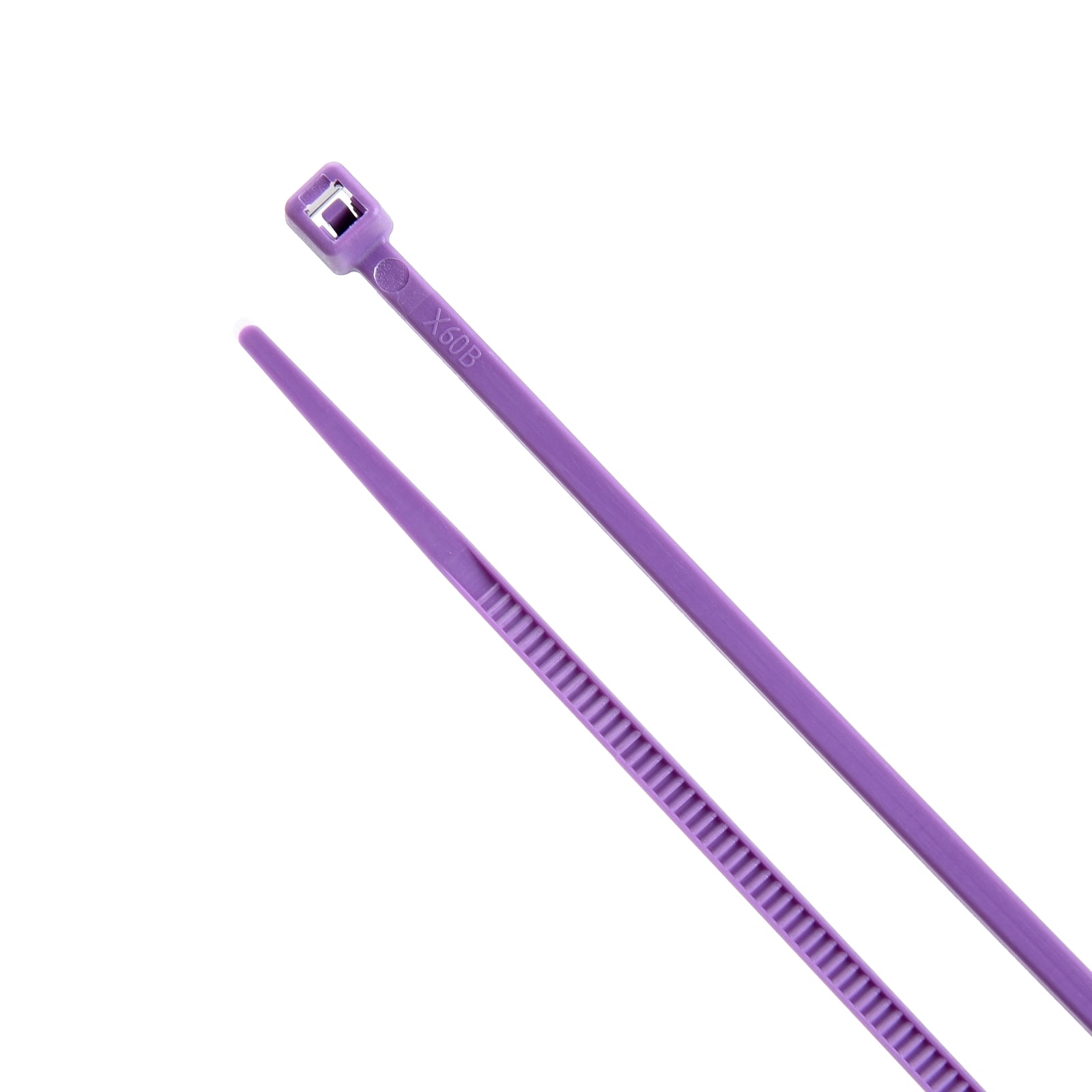 5-inch Purple Multi-Purpose Cable Tie, 18-lb Tensile Strength, UL 21 Listed, 100-Pack