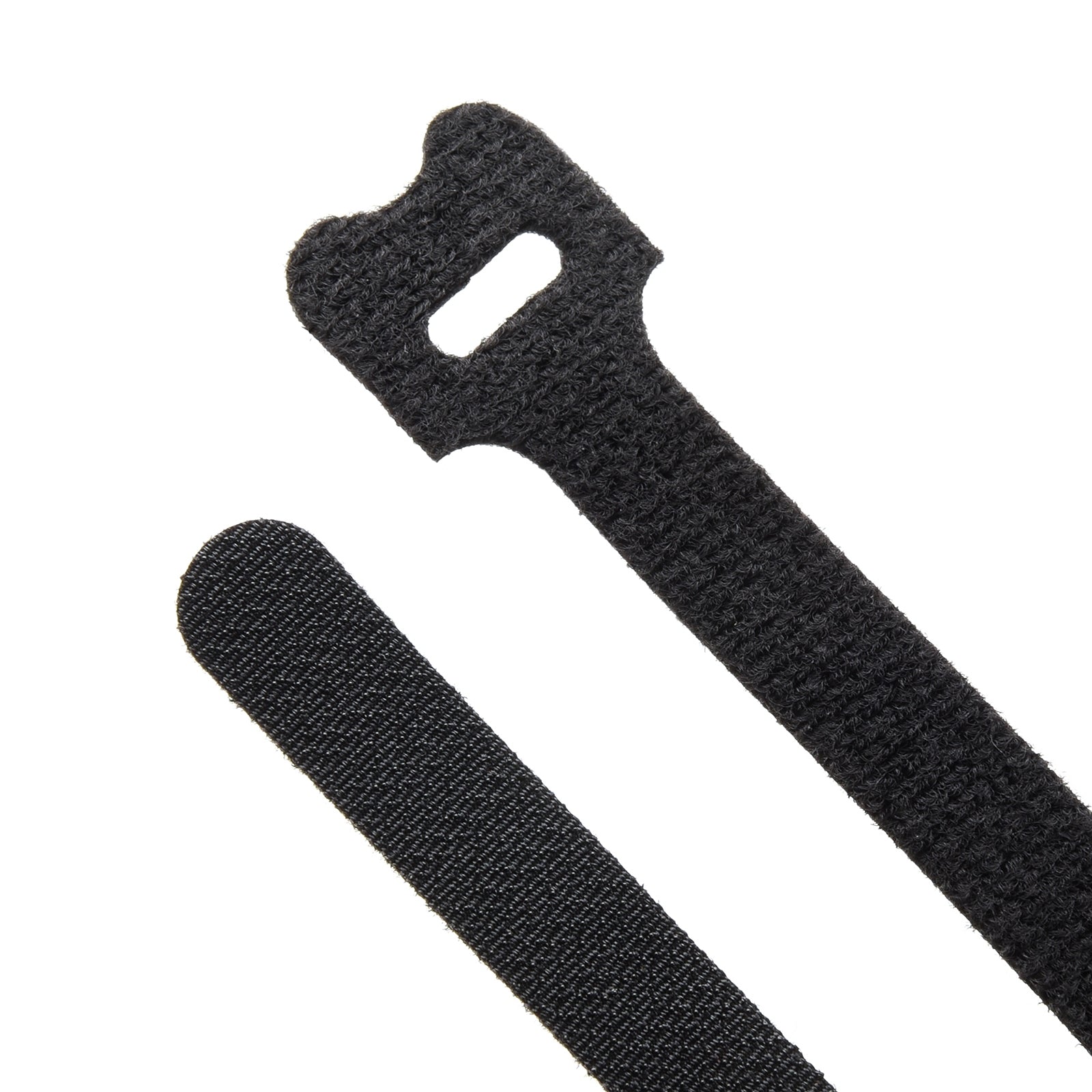 5-inch Black Hook and Loop, 5.6-lb Tensile Strength, 100-Pack