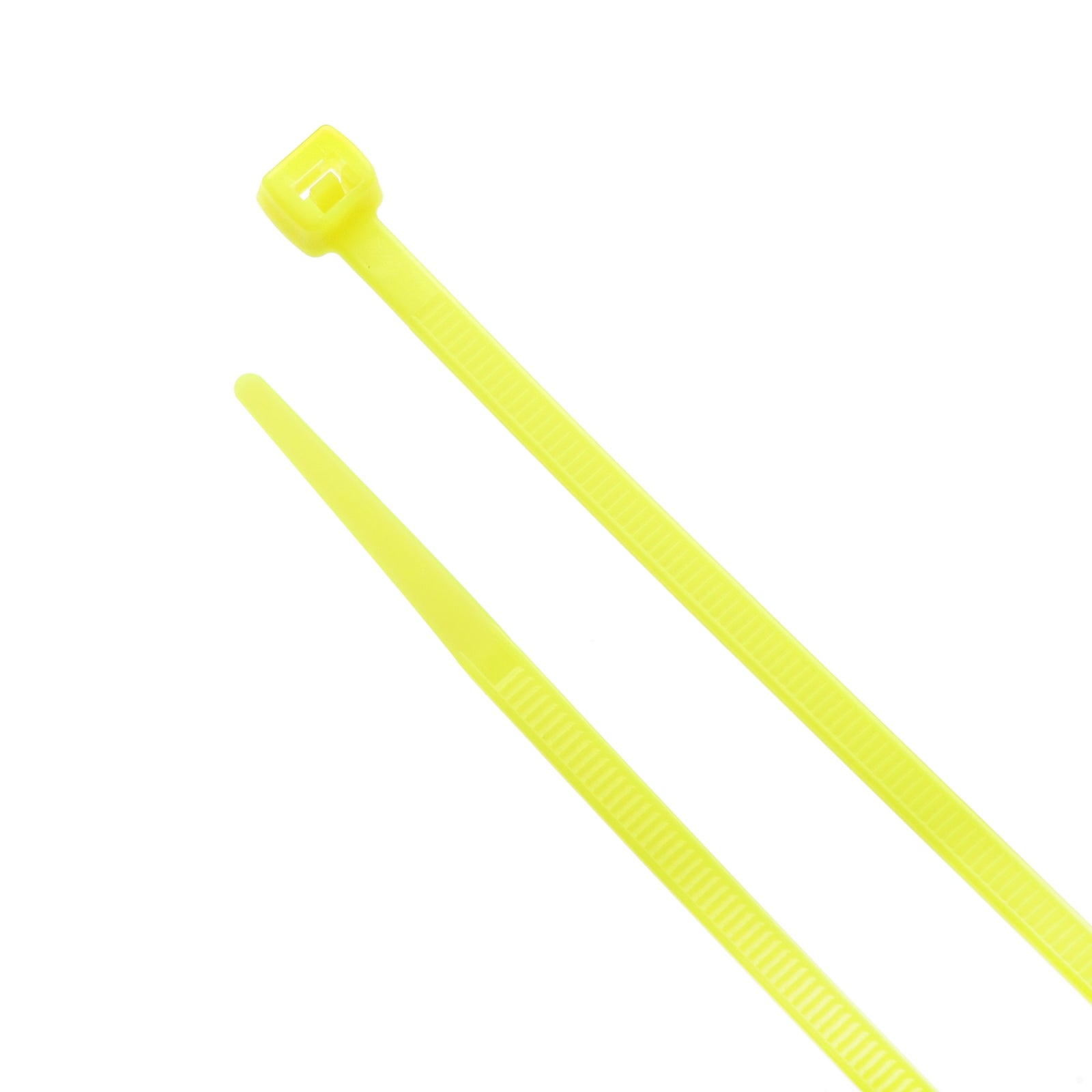 11-inch Fluorescent Yellow Multi-Purpose Cable Tie, 75-lb Tensile Strength, UL 21S Listed, 100-Pack