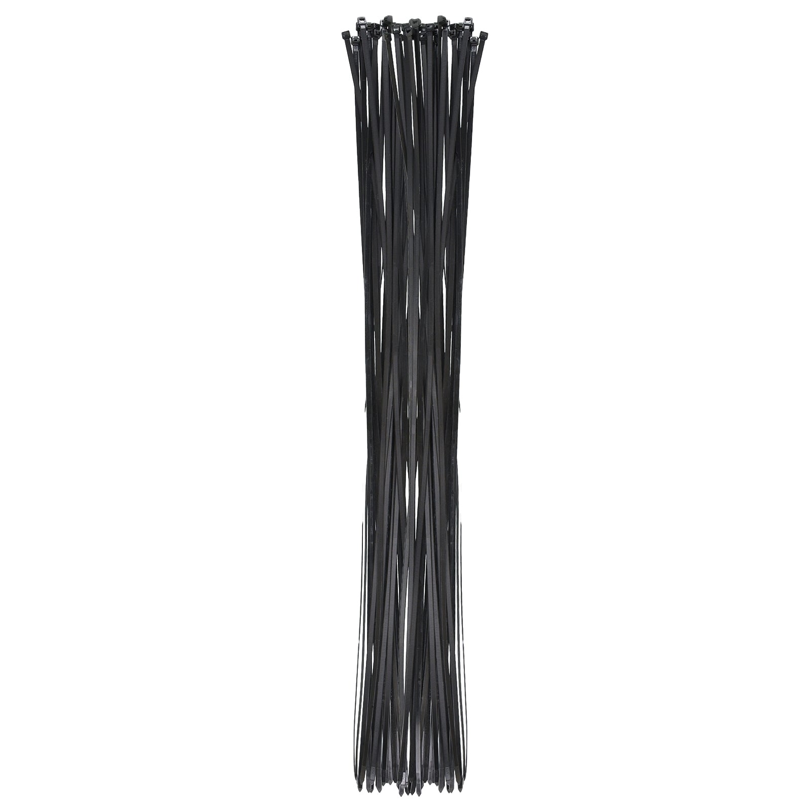 48-inch UV Resistant Black Multi-Purpose Cable Tie, 175-lb Tensile Strength, UL 21S Listed, 50-Pack