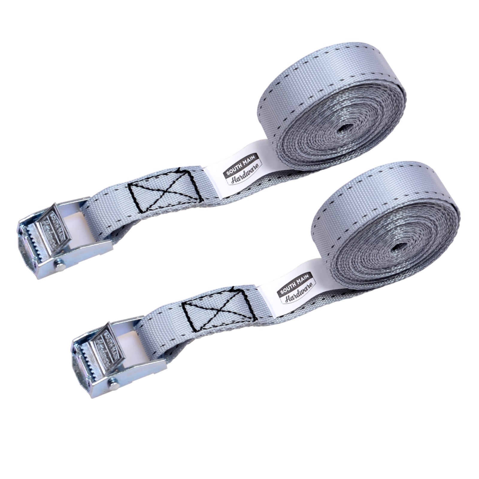 South Main Hardware 12 in. x 1 in. Light- Duty Lashing Straps (2-Pack)