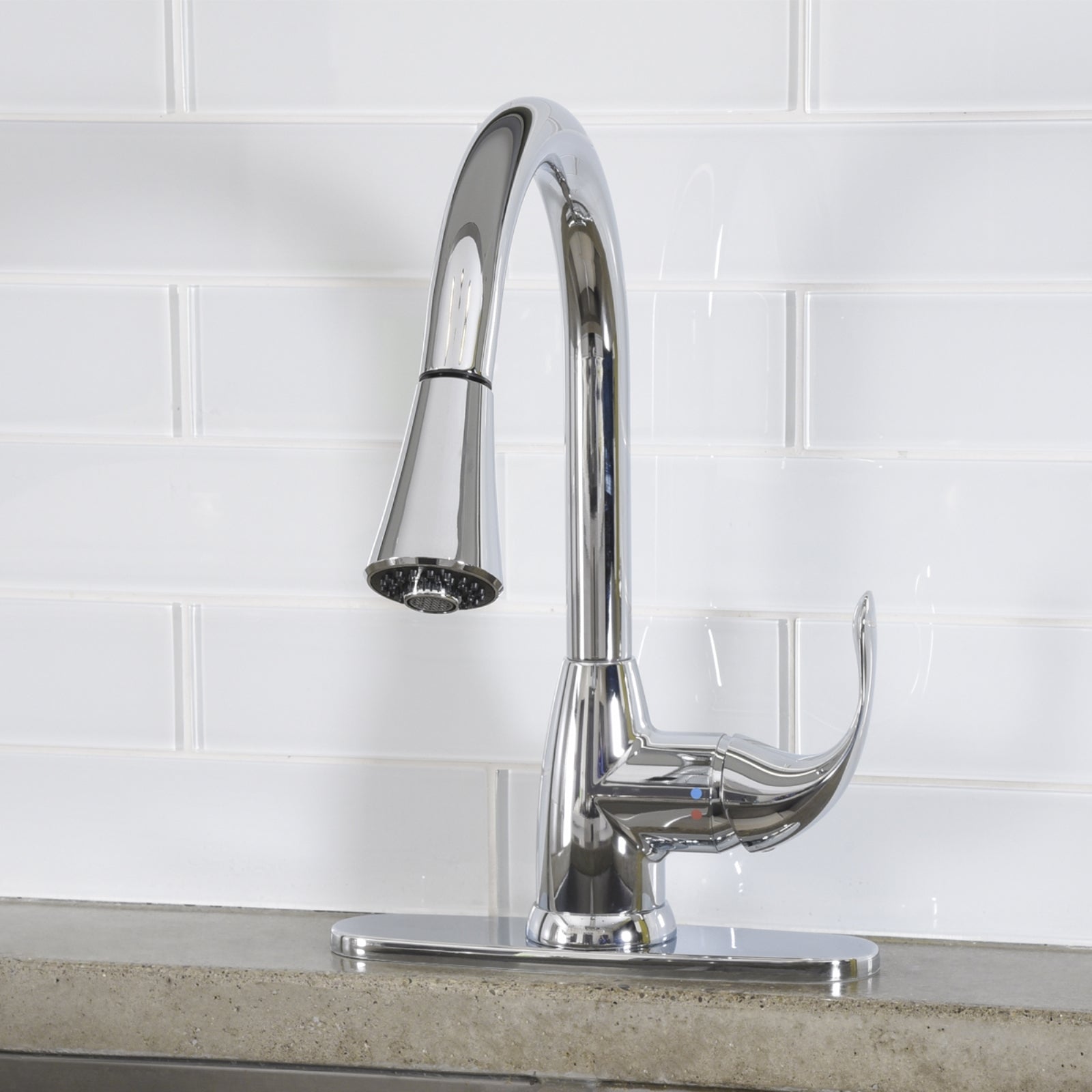 Standard Pull-Down Kitchen Faucet, Polished Chrome