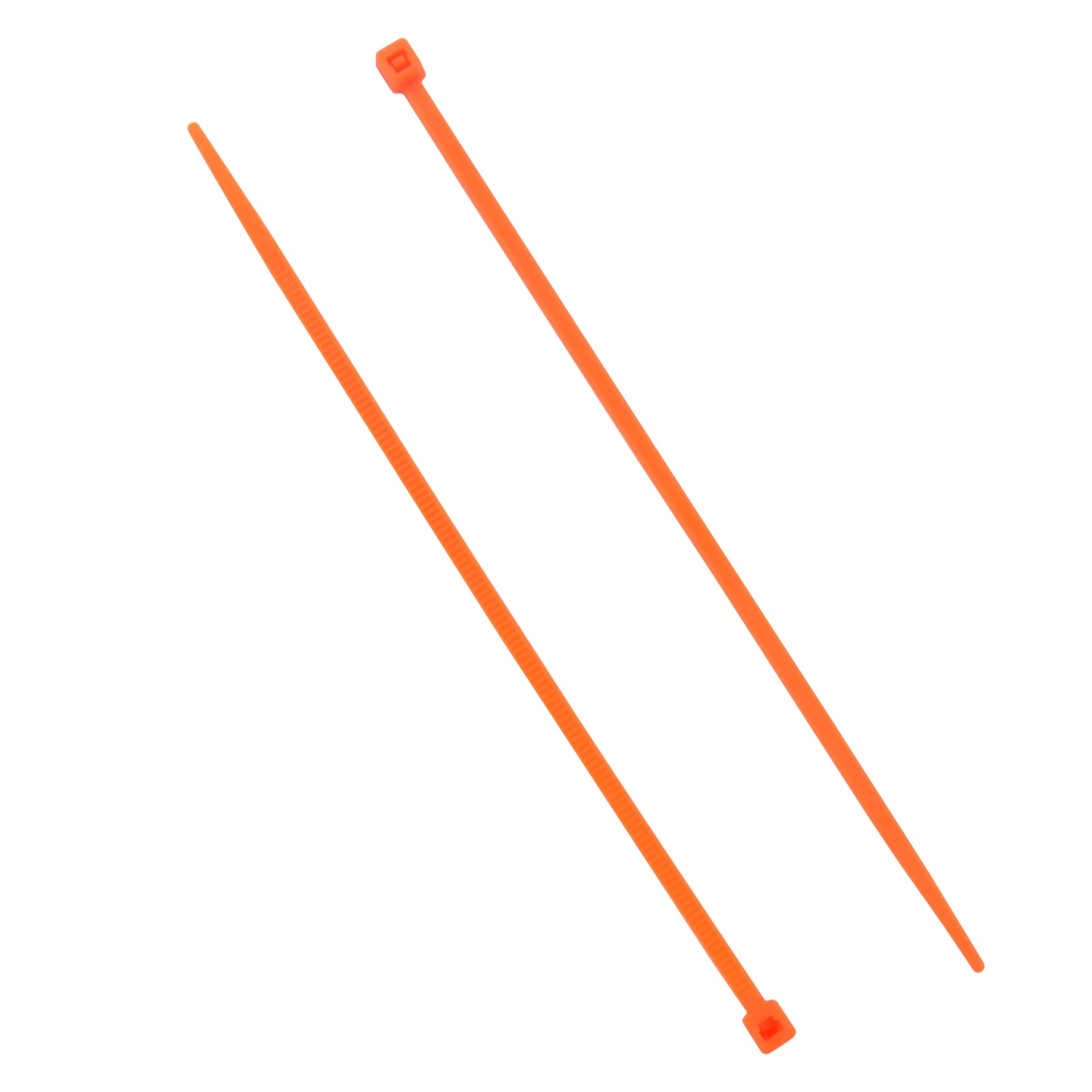 5-inch Fluorescent Orange Multi-Purpose Cable Tie, 18-lb Tensile Strength, UL 21 Listed, 100-Pack