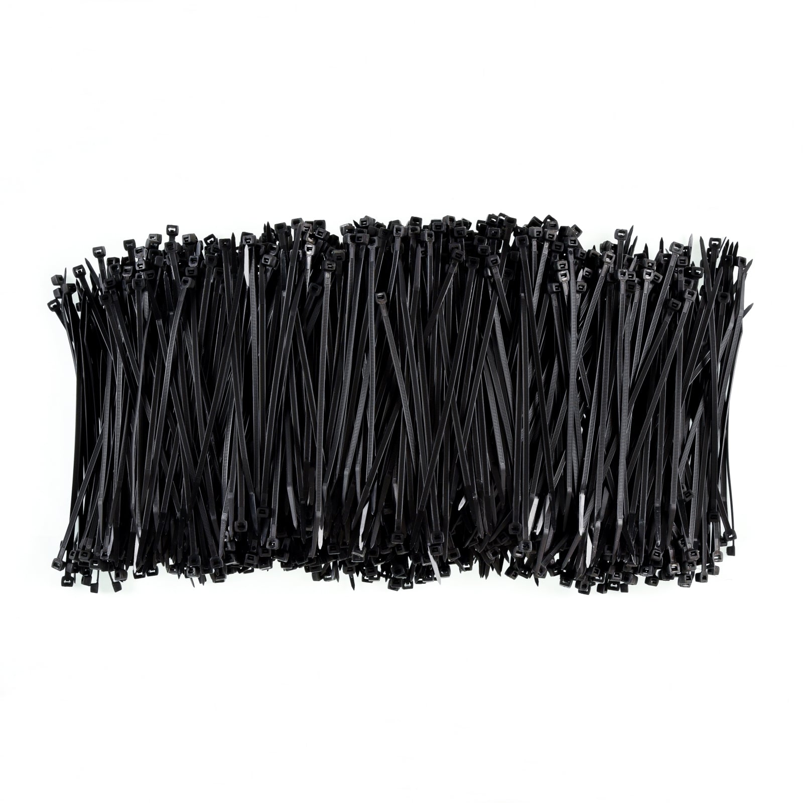 8-inch UV Resistant Black Sharp Tip Cable Tie, 75-lb Tensile Strength, UL 21S Listed, 1000-Pack