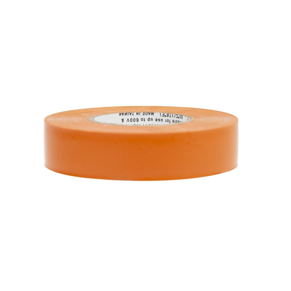 3/4-inch x 60-inch Orange Electrical Tape, UL 362K Listed