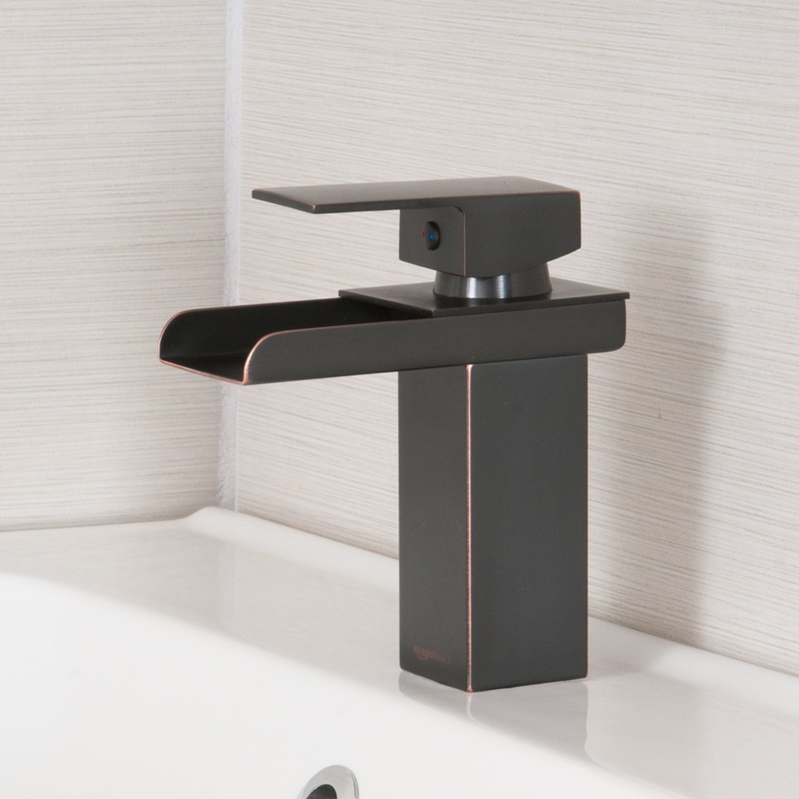 Waterfall Bathroom Faucet, Oil-Rubbed Bronze