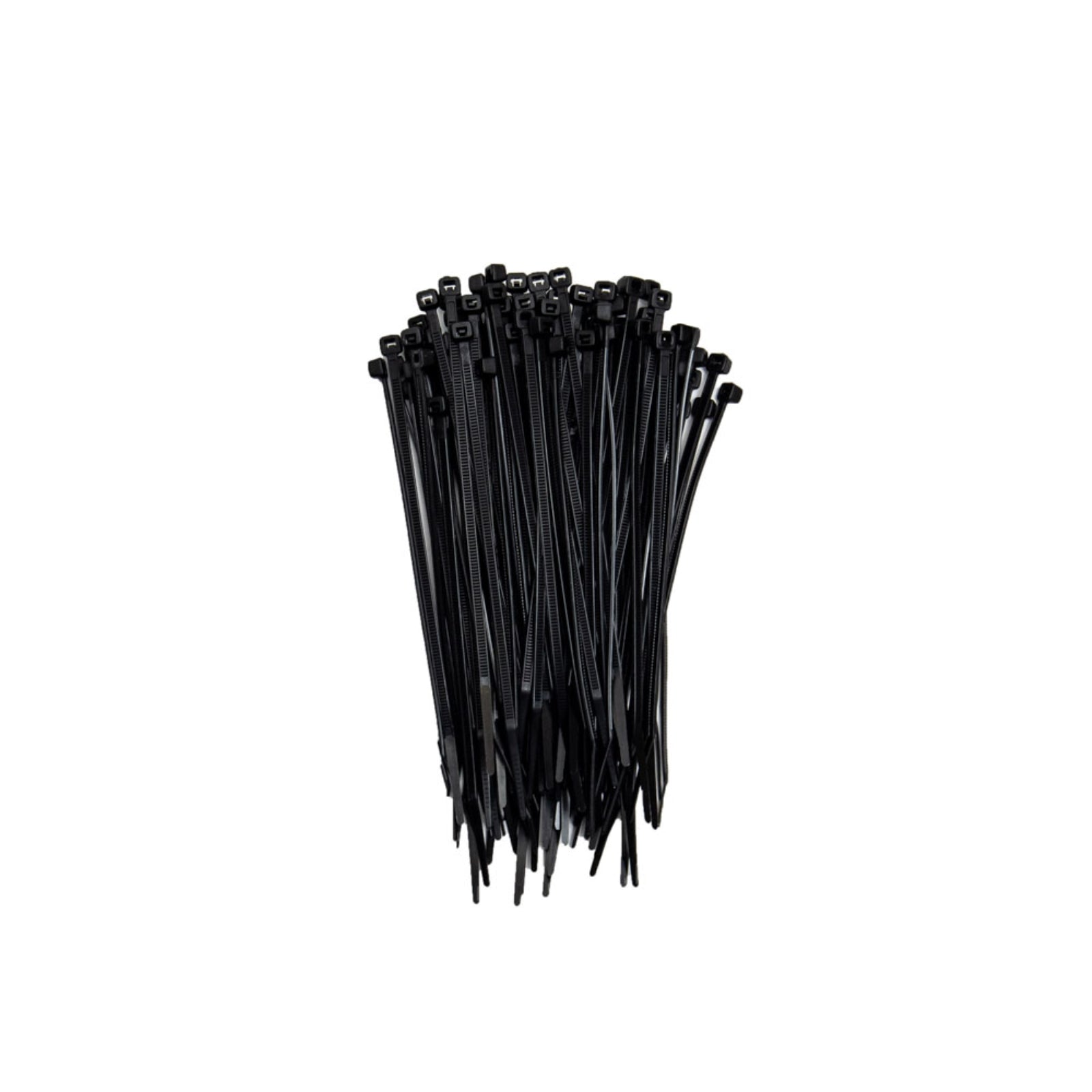 6-inch UV Resistant Black Multi-Purpose Cable Tie, 45-lb Tensile Strength, UL 21 Listed, 100-Pack