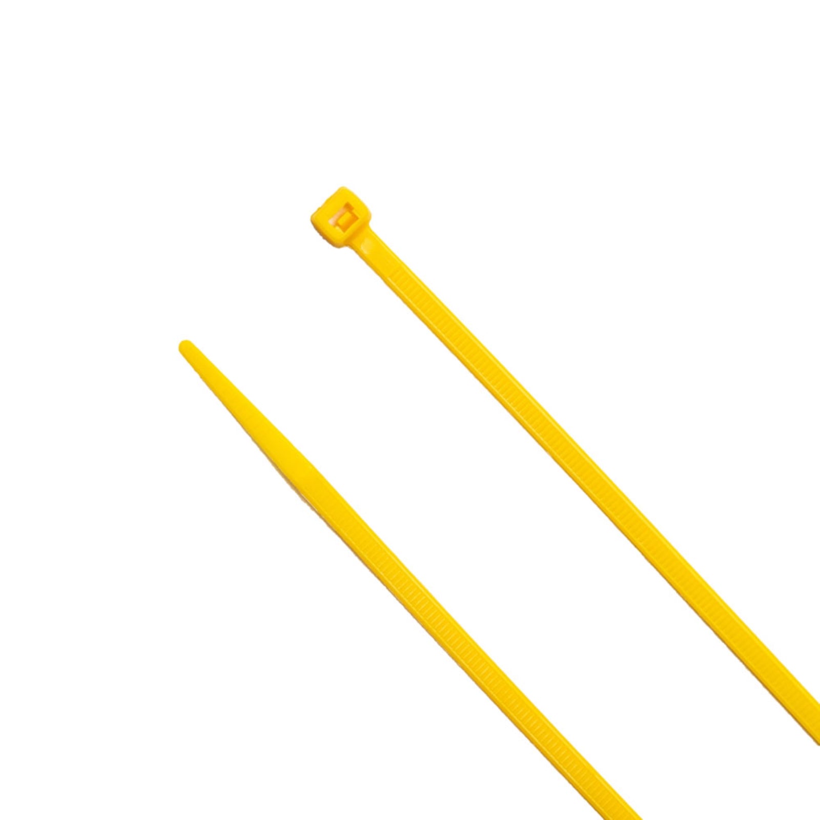 8-inch Hi-Vis Yellow Multi-Purpose Cable Tie, 75-lb Tensile Strength, UL 21S Listed, 100-Pack